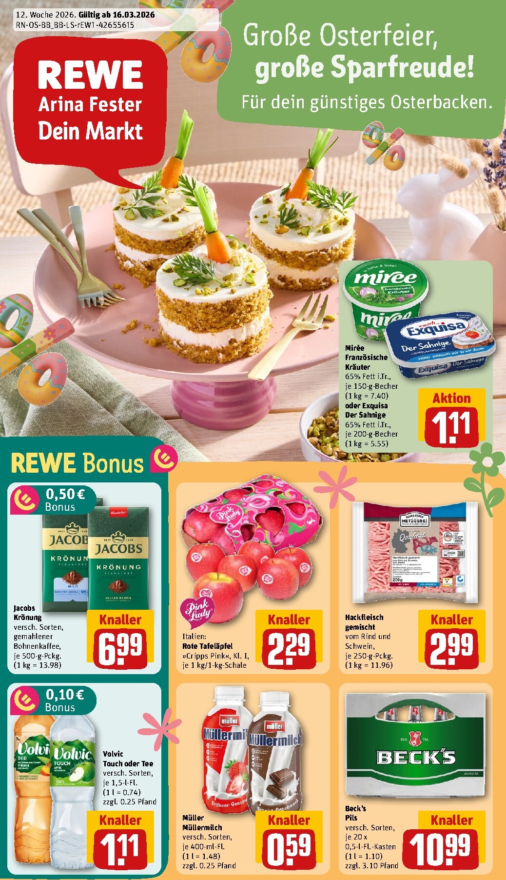 rewe - Rewe-Prospekt gültig vom 16.03.2026 bis 22.03.2026