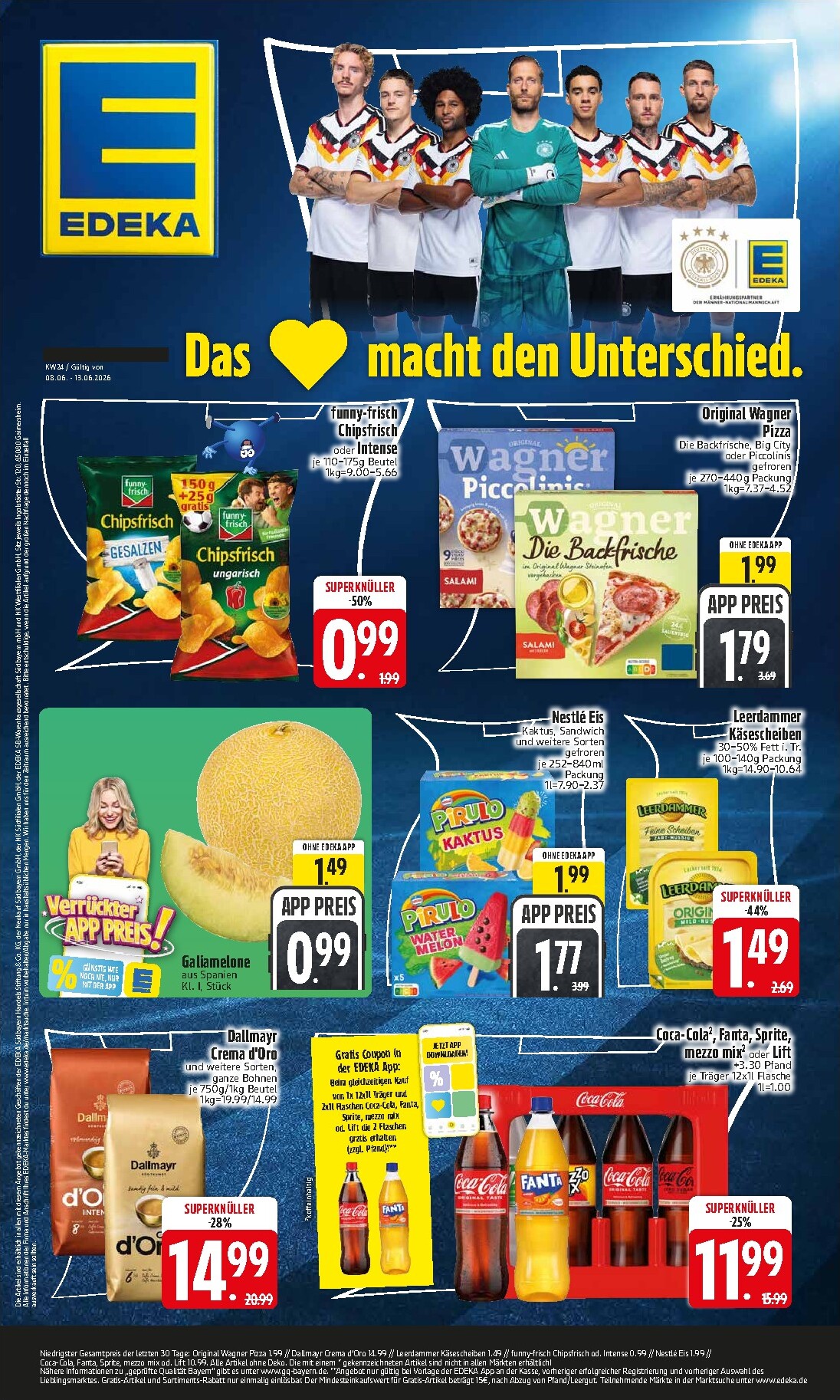 edeka - Edeka - Wochenangebote Prospekt – von Montag 08.06.2026 bis Samstag 13.06.2026 - page: 1