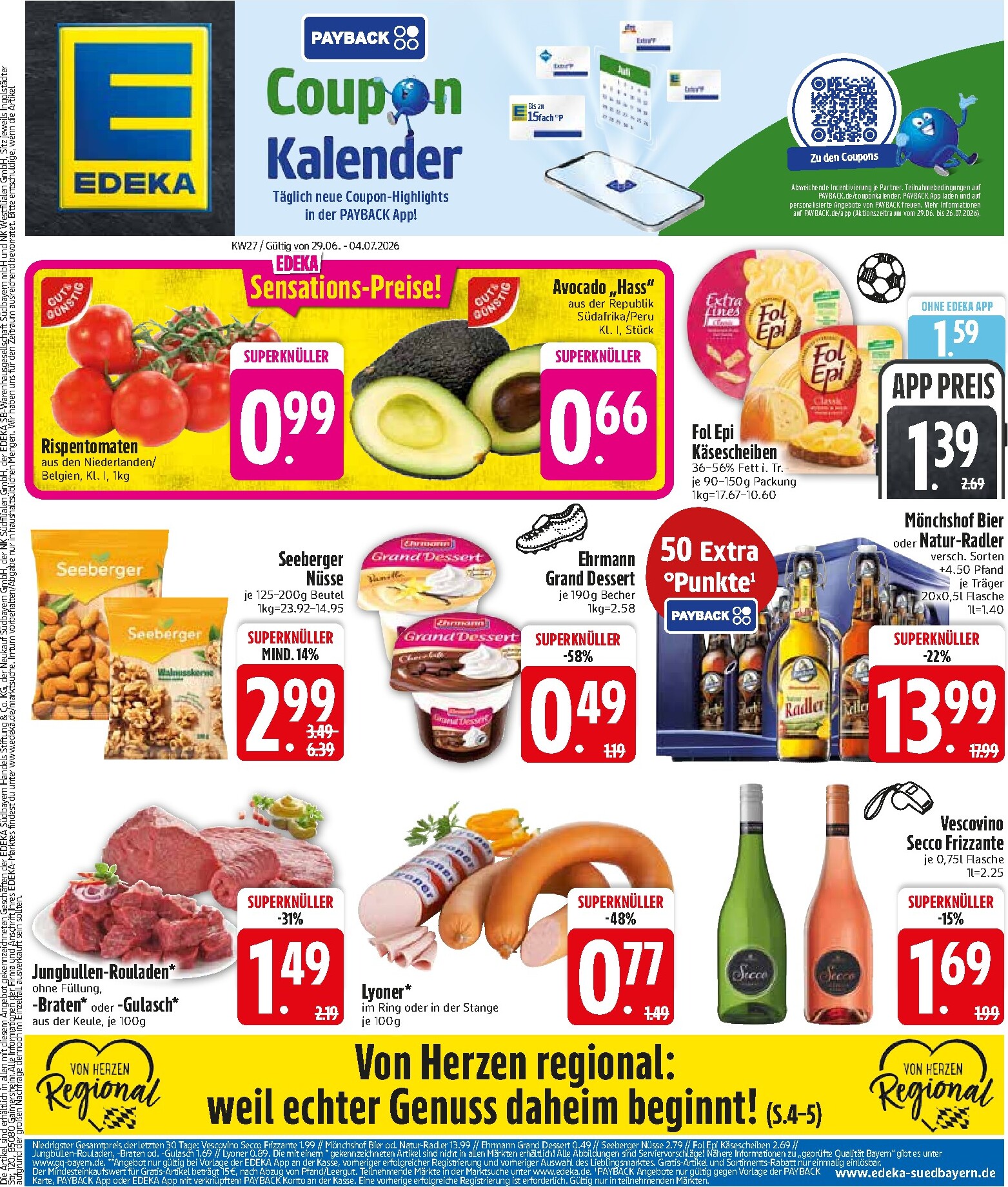 edeka - Edeka - Wochenangebote Prospekt – von Montag 29.06.2026 bis Samstag 04.07.2026 - page: 3