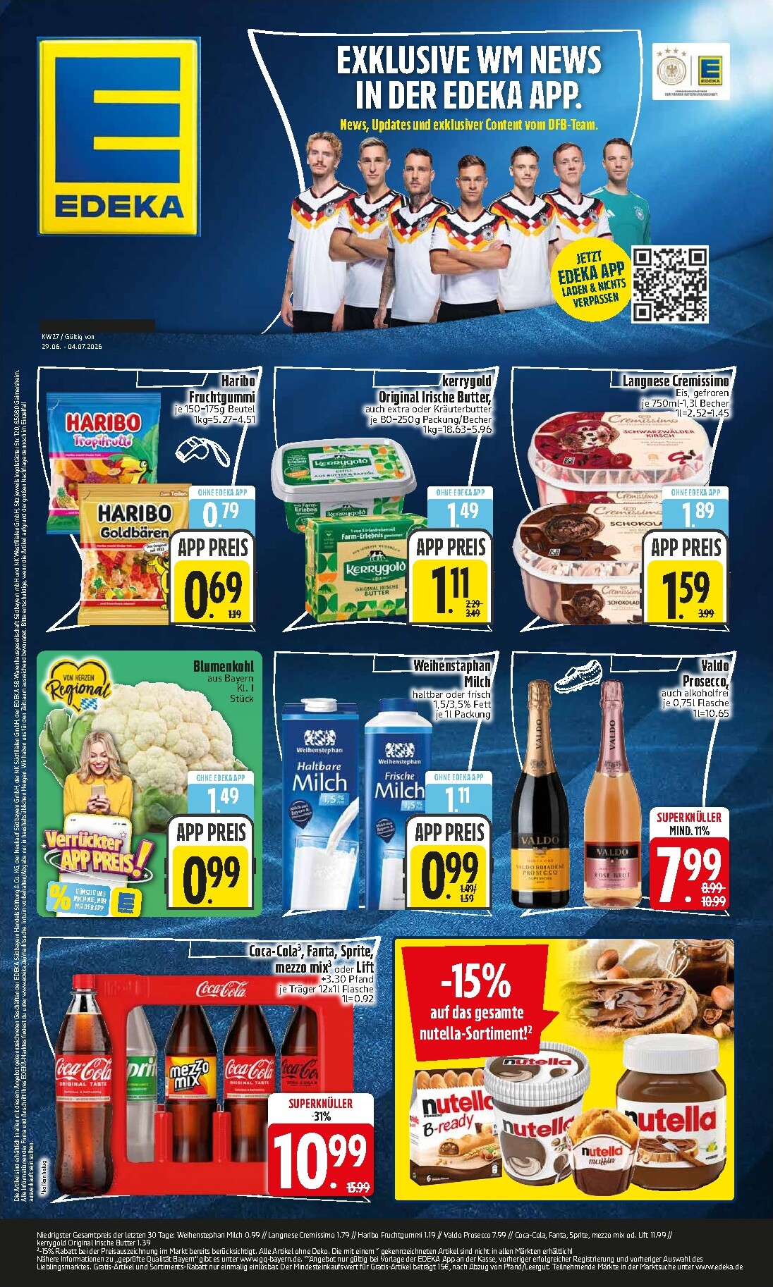 edeka - Edeka - Wochenangebote Prospekt – von Montag 29.06.2026 bis Samstag 04.07.2026