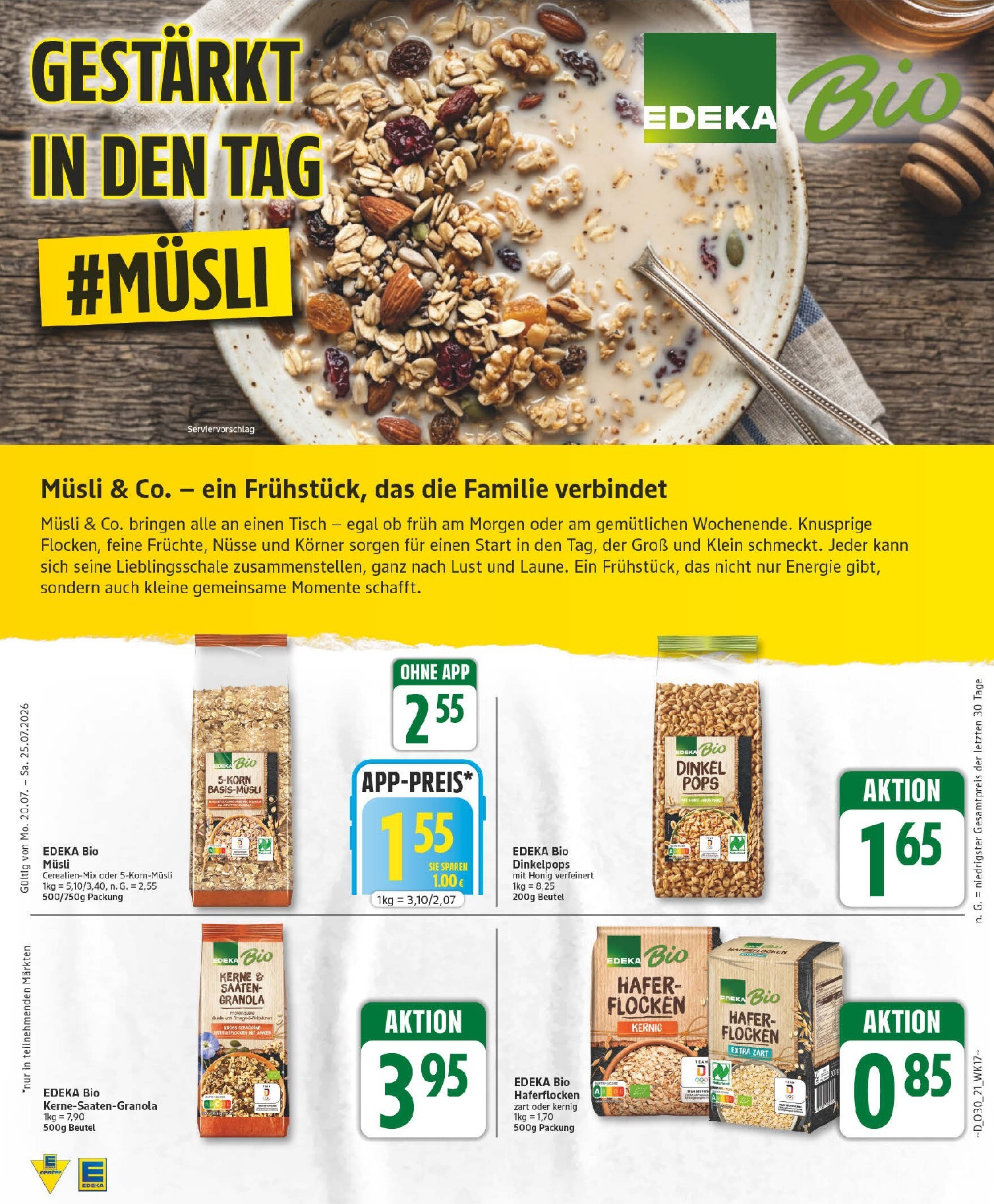 edeka - Edeka Prospekt – von Montag 20.07.2026 bis Samstag 25.07.2026 - page: 21