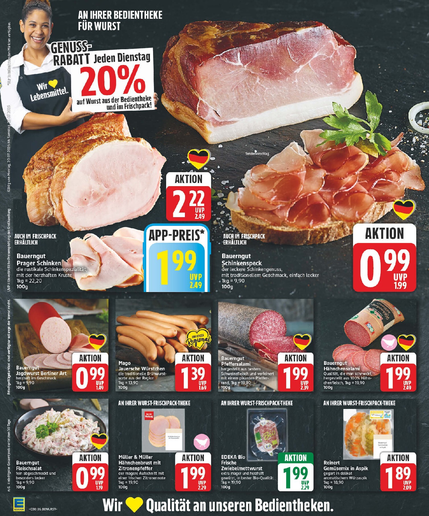 edeka - Edeka Prospekt – von Montag 20.07.2026 bis Samstag 25.07.2026 - page: 6