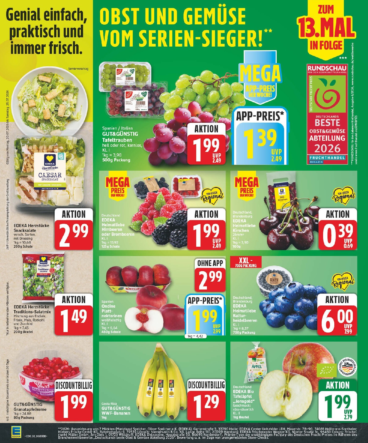 edeka - Edeka Prospekt – von Montag 20.07.2026 bis Samstag 25.07.2026 - page: 2