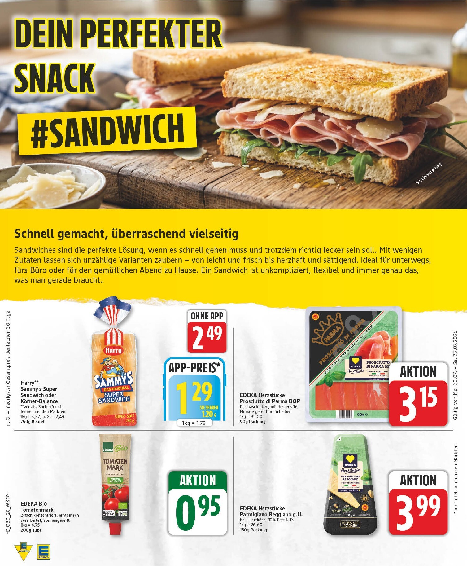 edeka - Edeka Prospekt – von Montag 20.07.2026 bis Samstag 25.07.2026 - page: 20