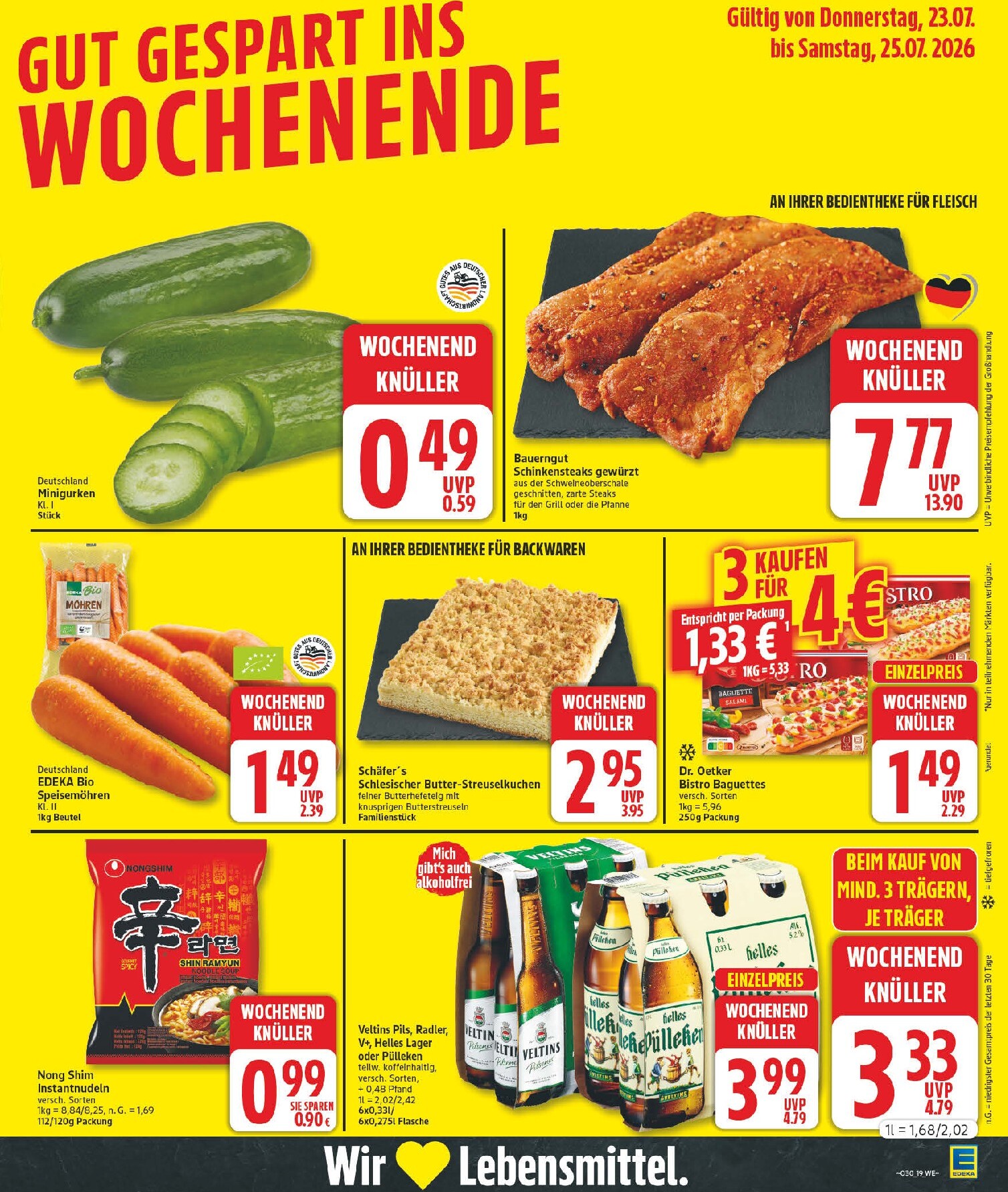 edeka - Edeka Prospekt – von Montag 20.07.2026 bis Samstag 25.07.2026 - page: 23