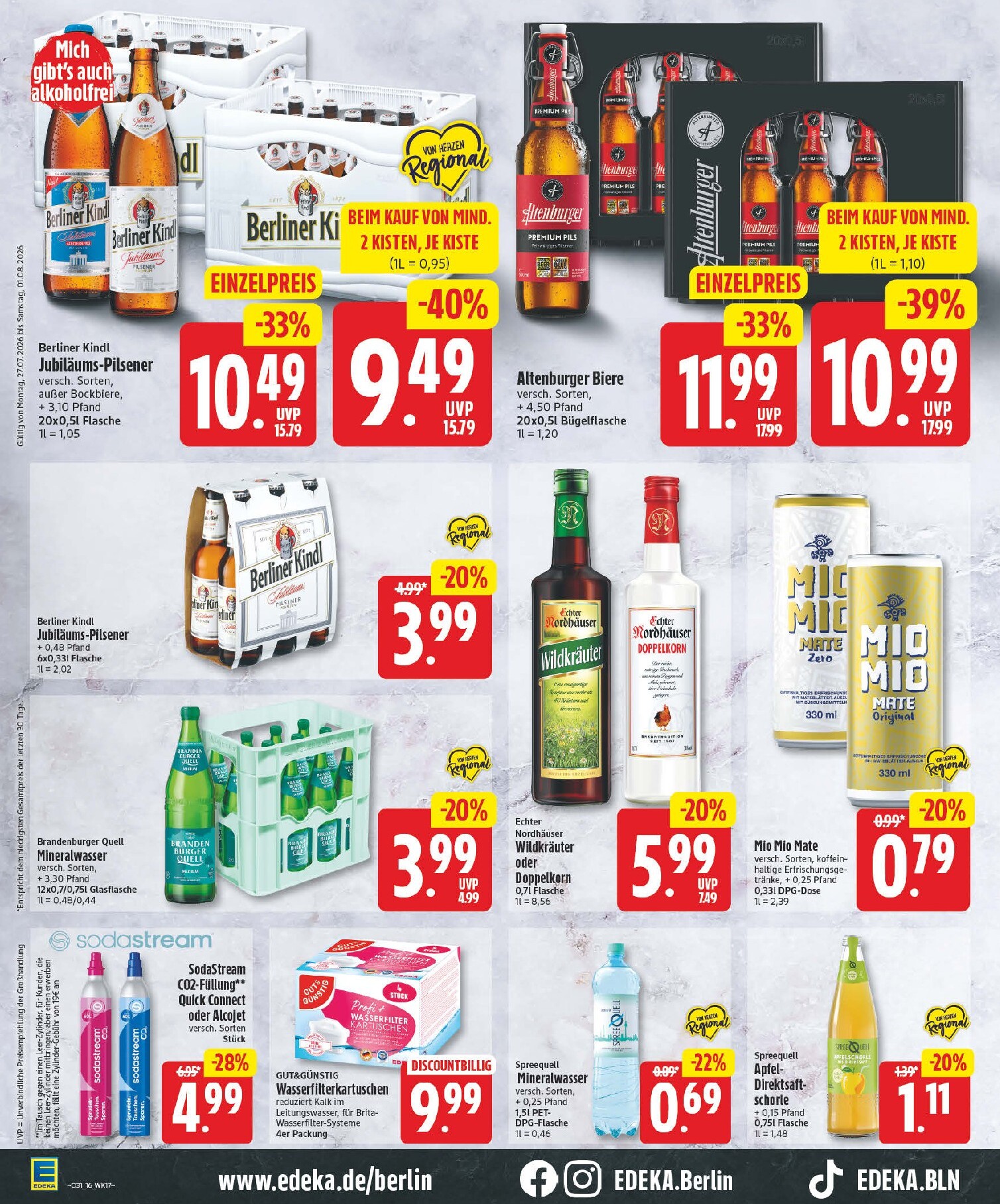 edeka - Edeka Prospekt nächste Woche – von Montag 27.07.2026 bis Samstag 01.08.2026 - page: 16