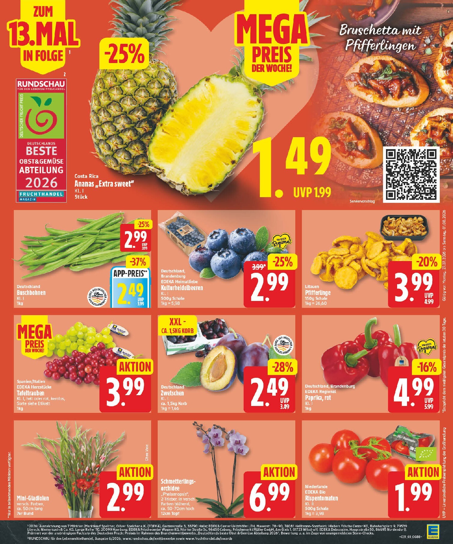 edeka - Edeka Prospekt nächste Woche – von Montag 27.07.2026 bis Samstag 01.08.2026 - page: 3