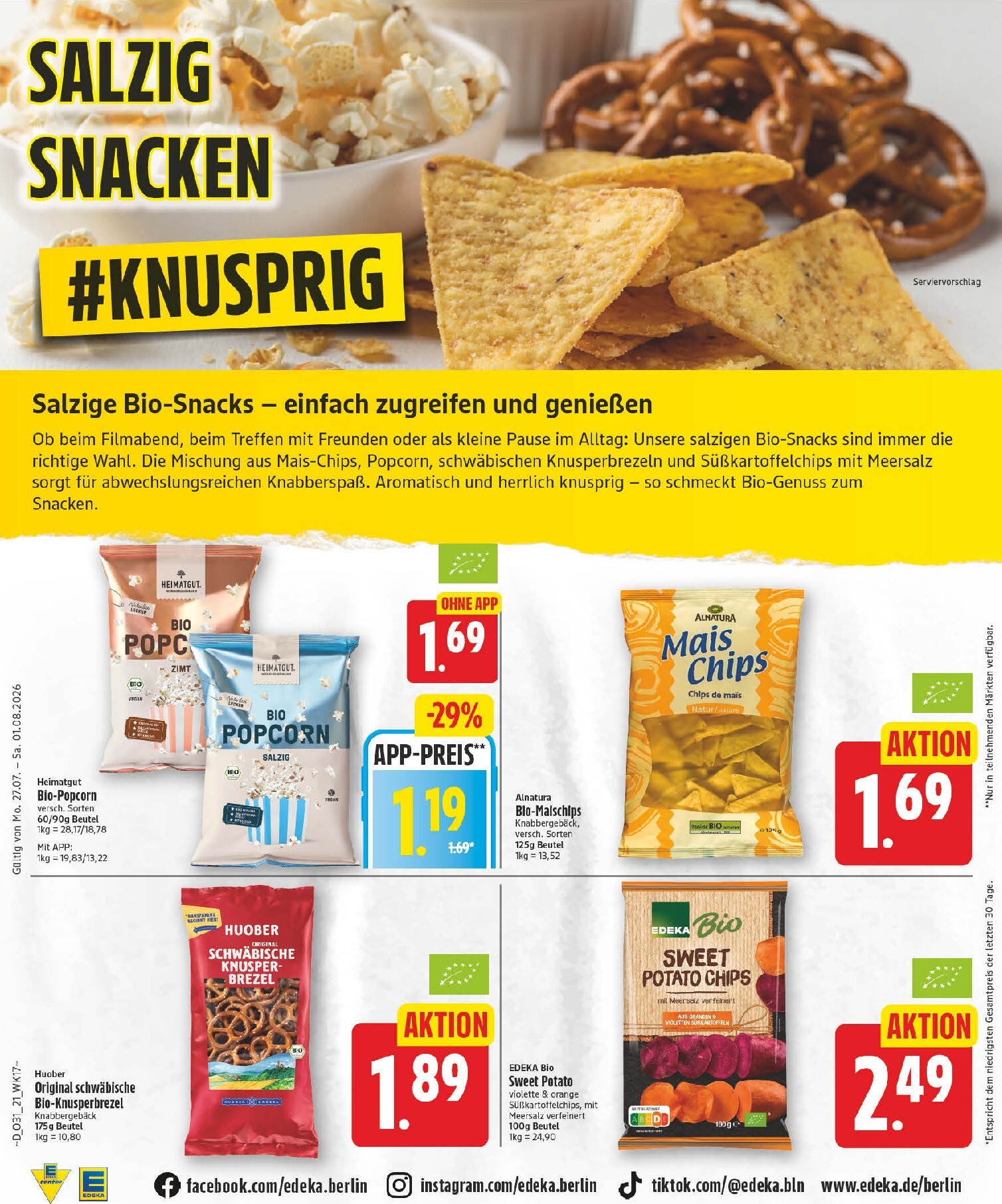 edeka - Edeka Prospekt nächste Woche – von Montag 27.07.2026 bis Samstag 01.08.2026 - page: 21