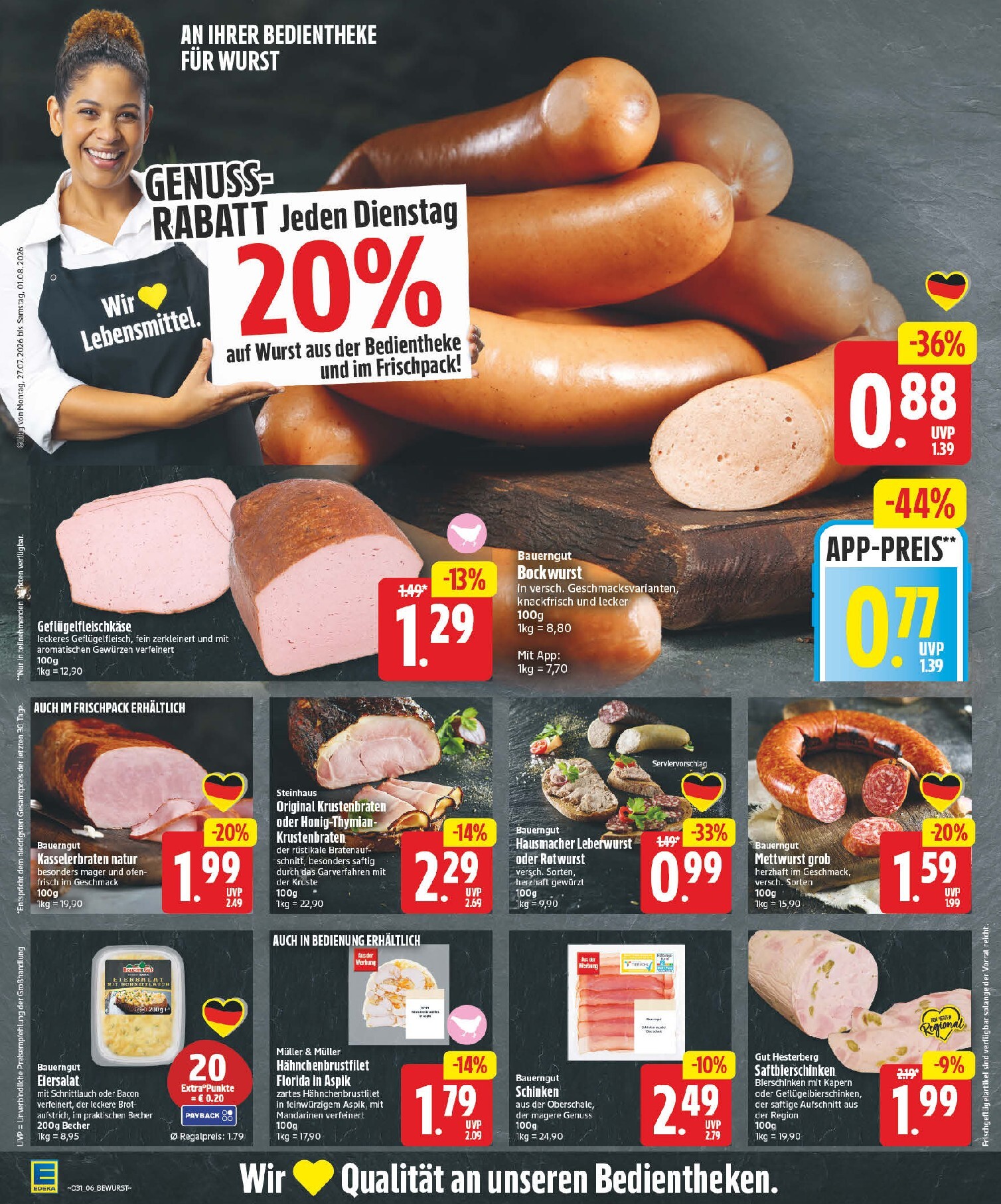 edeka - Edeka Prospekt nächste Woche – von Montag 27.07.2026 bis Samstag 01.08.2026 - page: 6