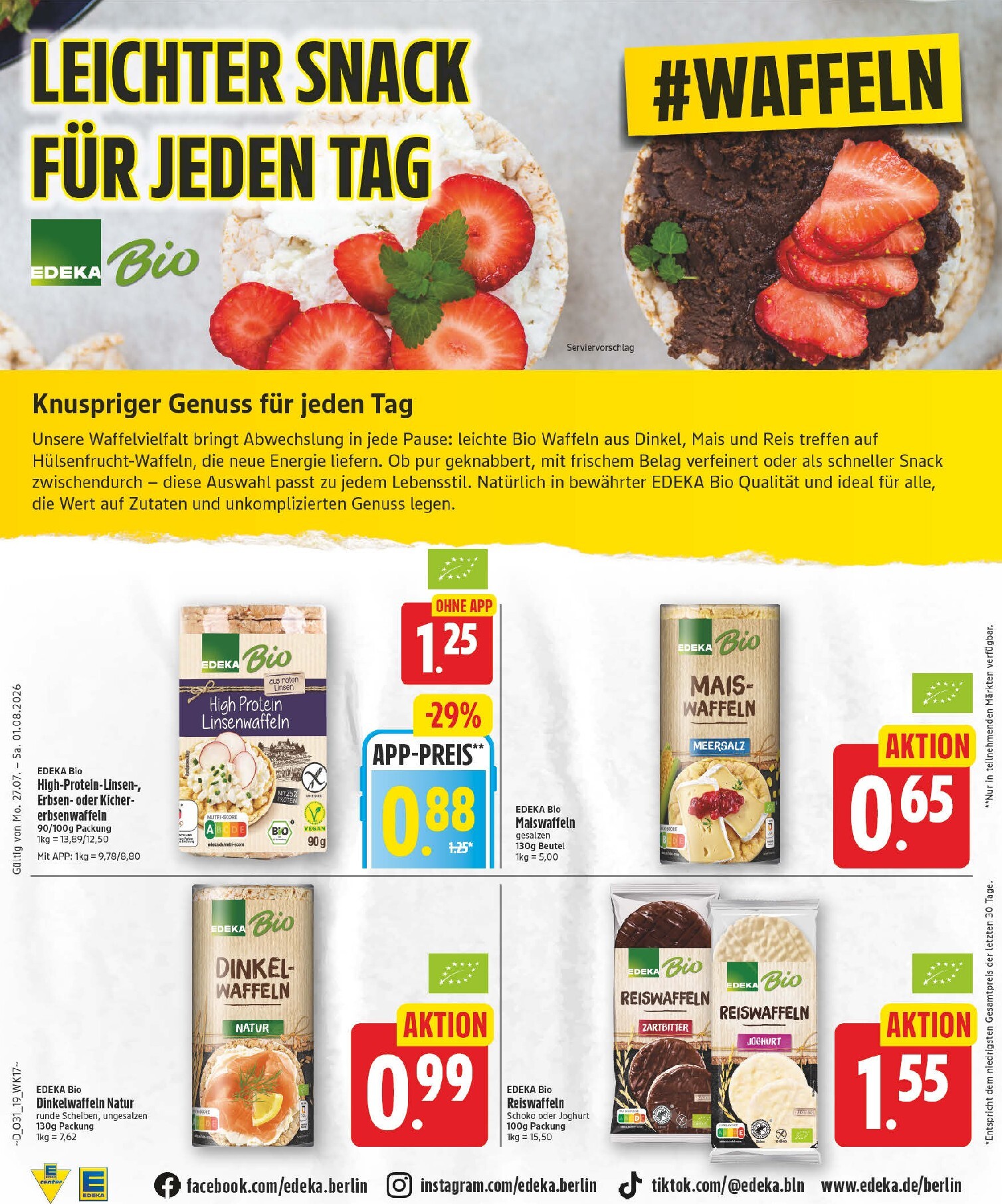 edeka - Edeka Prospekt nächste Woche – von Montag 27.07.2026 bis Samstag 01.08.2026 - page: 19