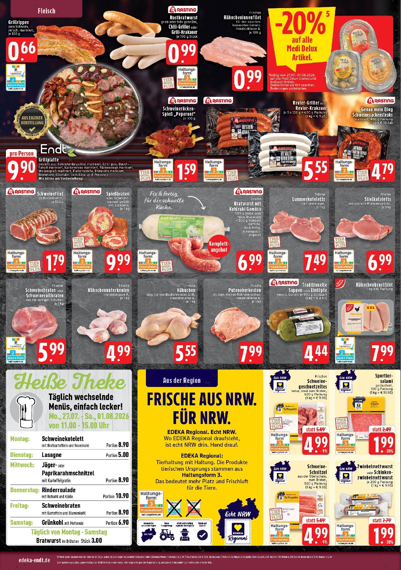edeka - Edeka - Endt Prospekt – von Montag 27.07.2026 bis Samstag 01.08.2026 - page: 2
