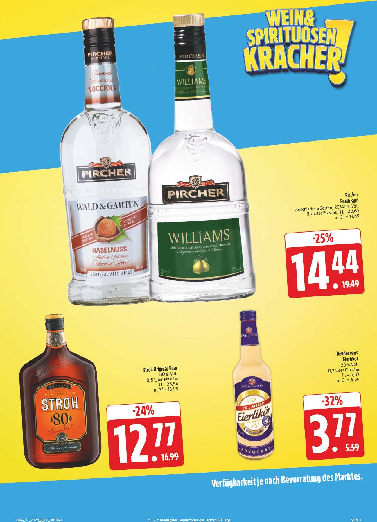 edeka - Edeka - Potrzebski Prospekt – von Montag 27.07.2026 bis Samstag 01.08.2026 - page: 7