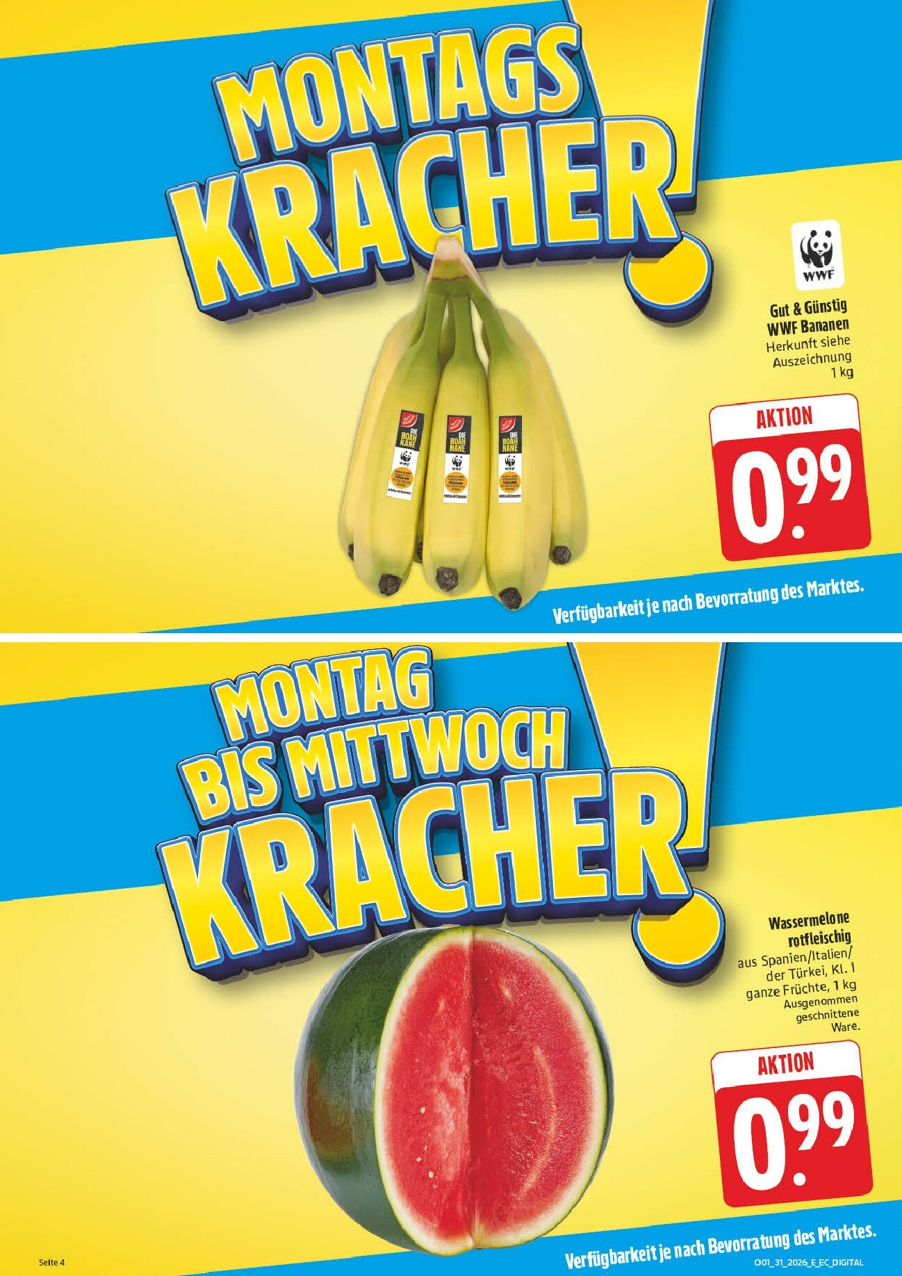 edeka - Edeka - Potrzebski Prospekt – von Montag 27.07.2026 bis Samstag 01.08.2026 - page: 4