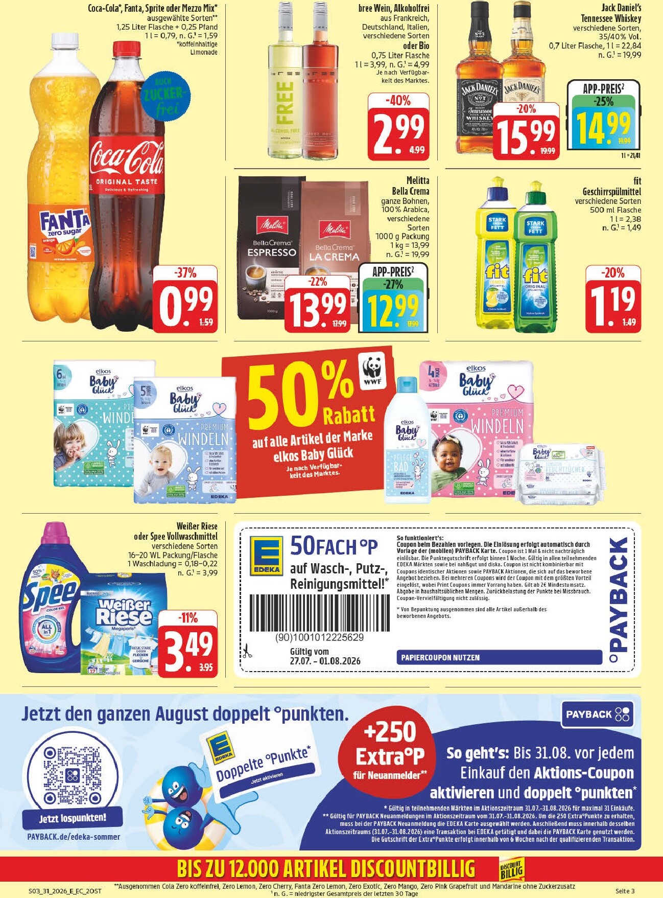 edeka - Edeka - Potrzebski Prospekt – von Montag 27.07.2026 bis Samstag 01.08.2026 - page: 3