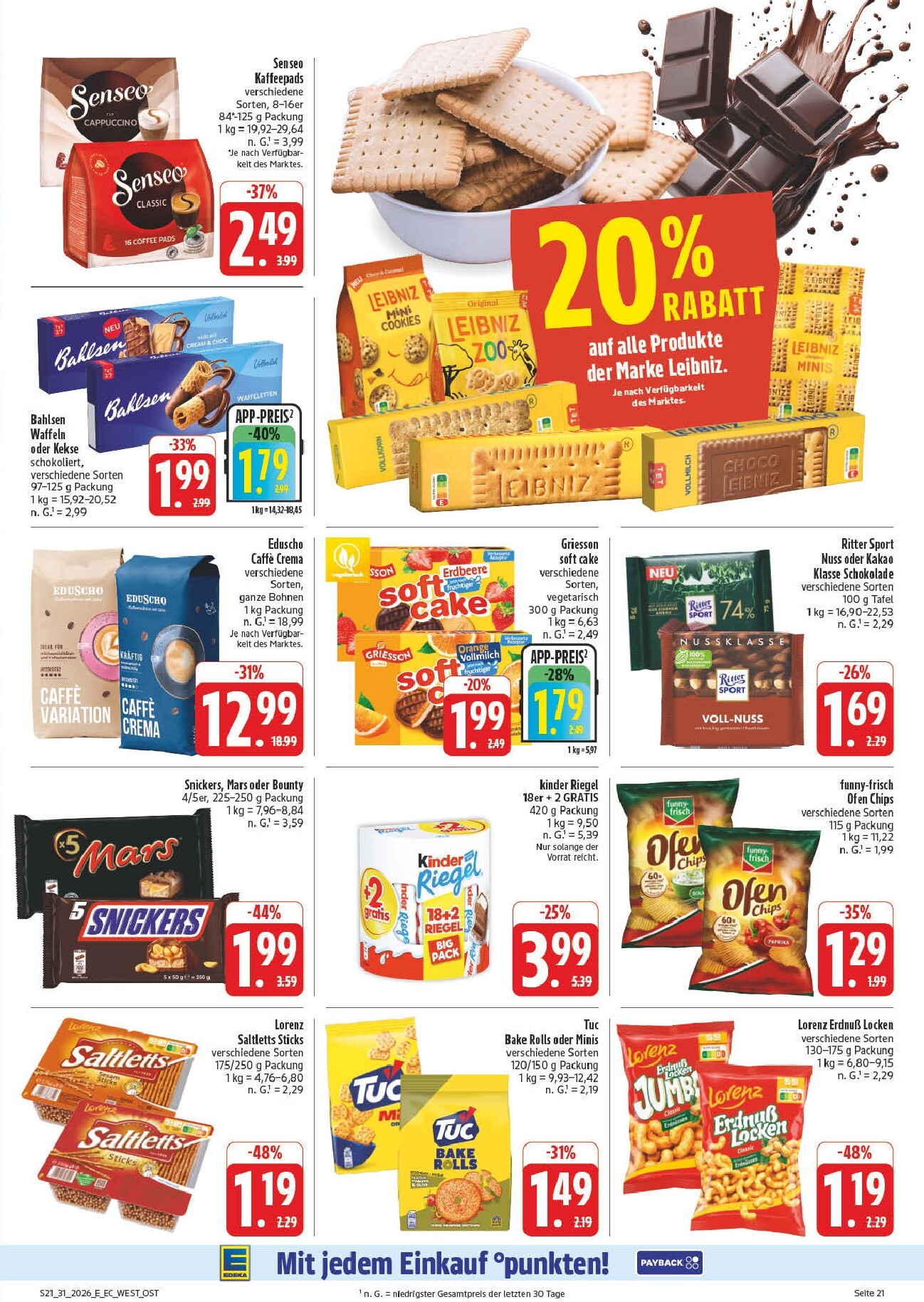 edeka - Edeka - Potrzebski Prospekt – von Montag 27.07.2026 bis Samstag 01.08.2026 - page: 29