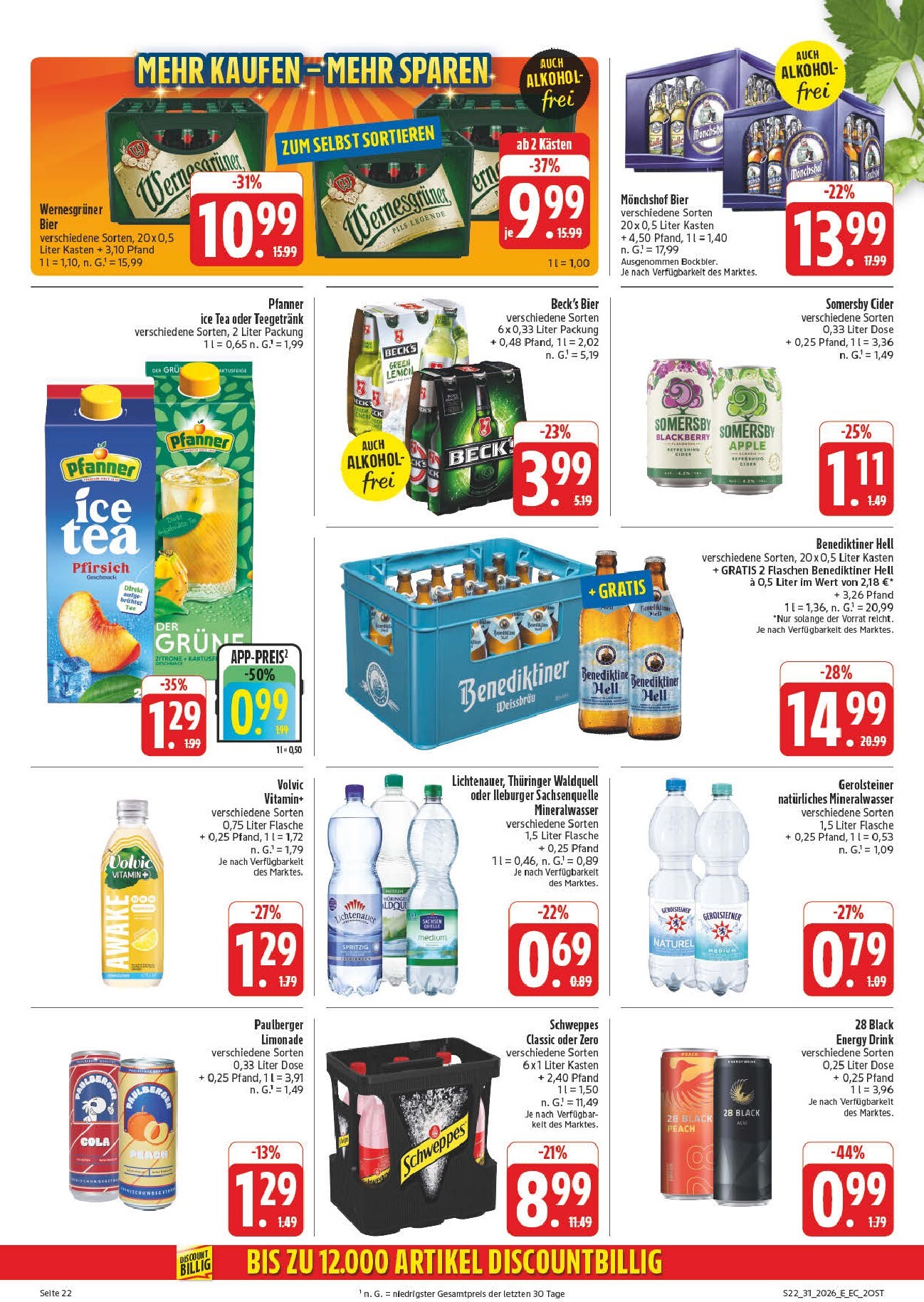 edeka - Edeka - Potrzebski Prospekt – von Montag 27.07.2026 bis Samstag 01.08.2026 - page: 30