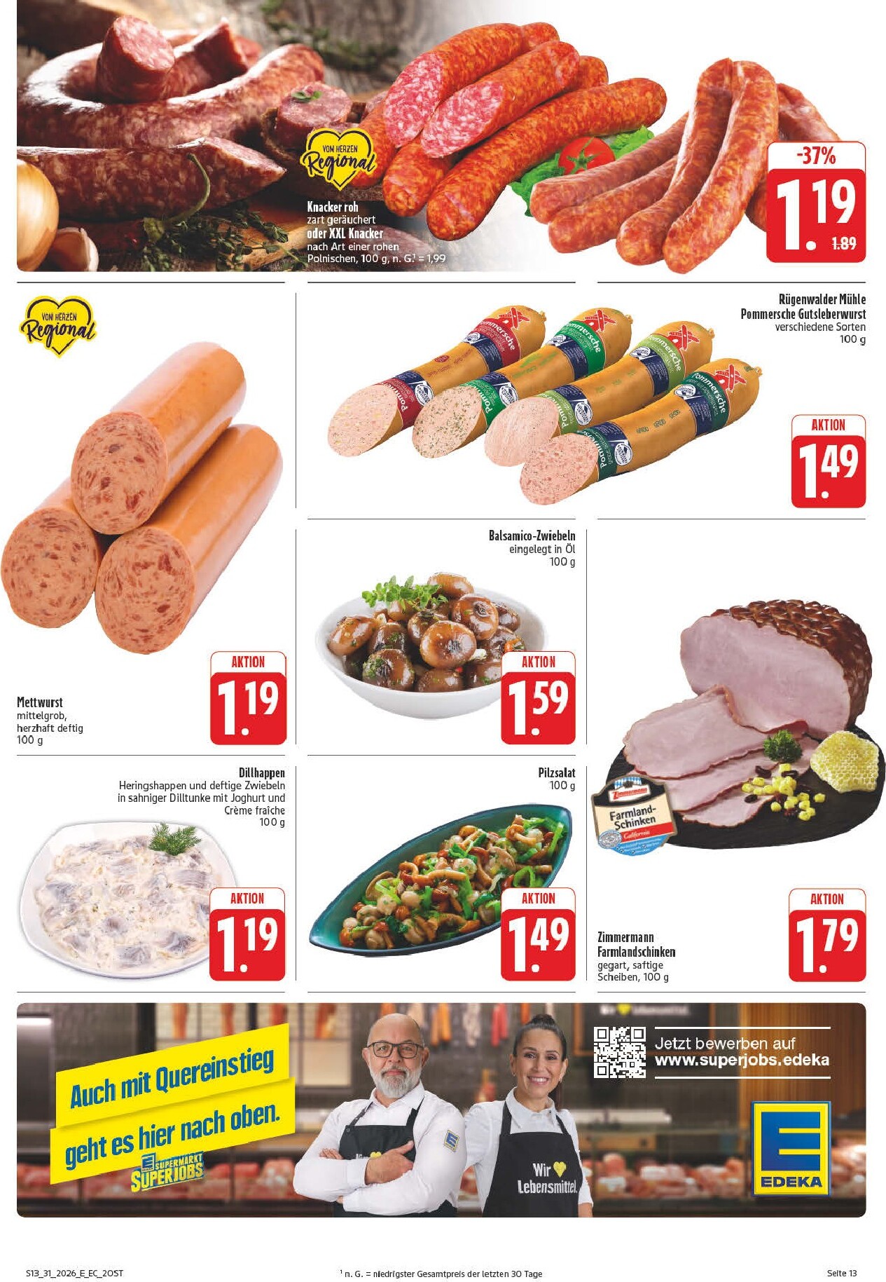 edeka - Edeka - Potrzebski Prospekt – von Montag 27.07.2026 bis Samstag 01.08.2026 - page: 17