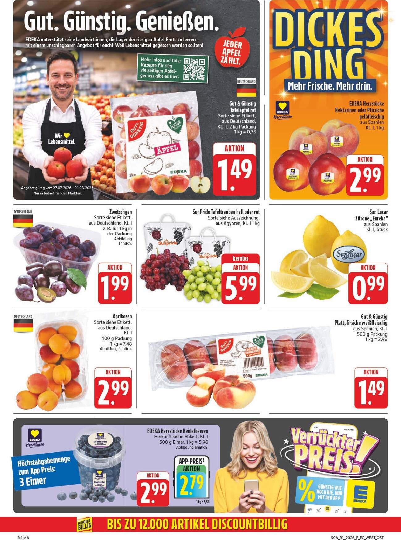 edeka - Edeka - Potrzebski Prospekt – von Montag 27.07.2026 bis Samstag 01.08.2026 - page: 10