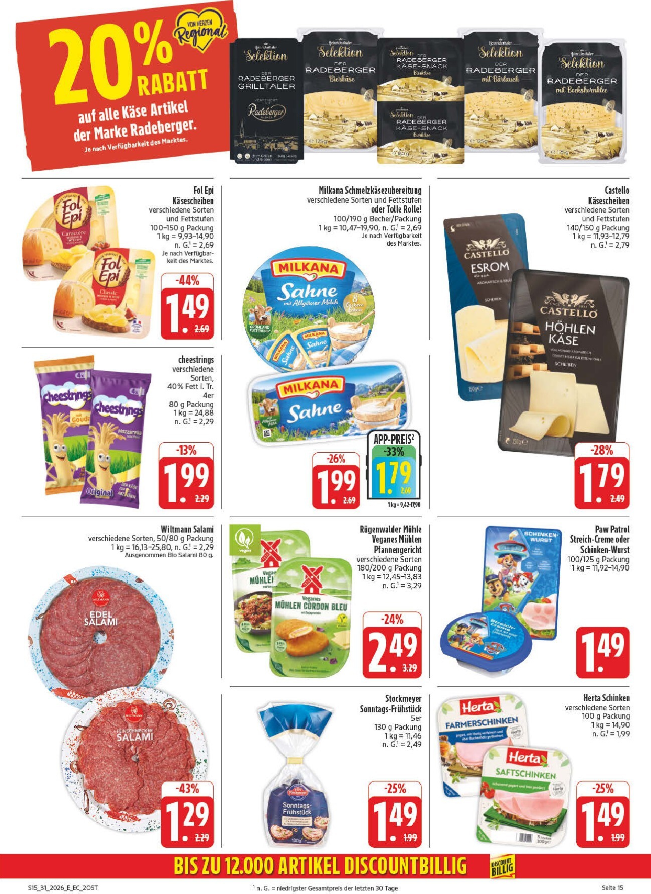 edeka - Edeka - Potrzebski Prospekt – von Montag 27.07.2026 bis Samstag 01.08.2026 - page: 19