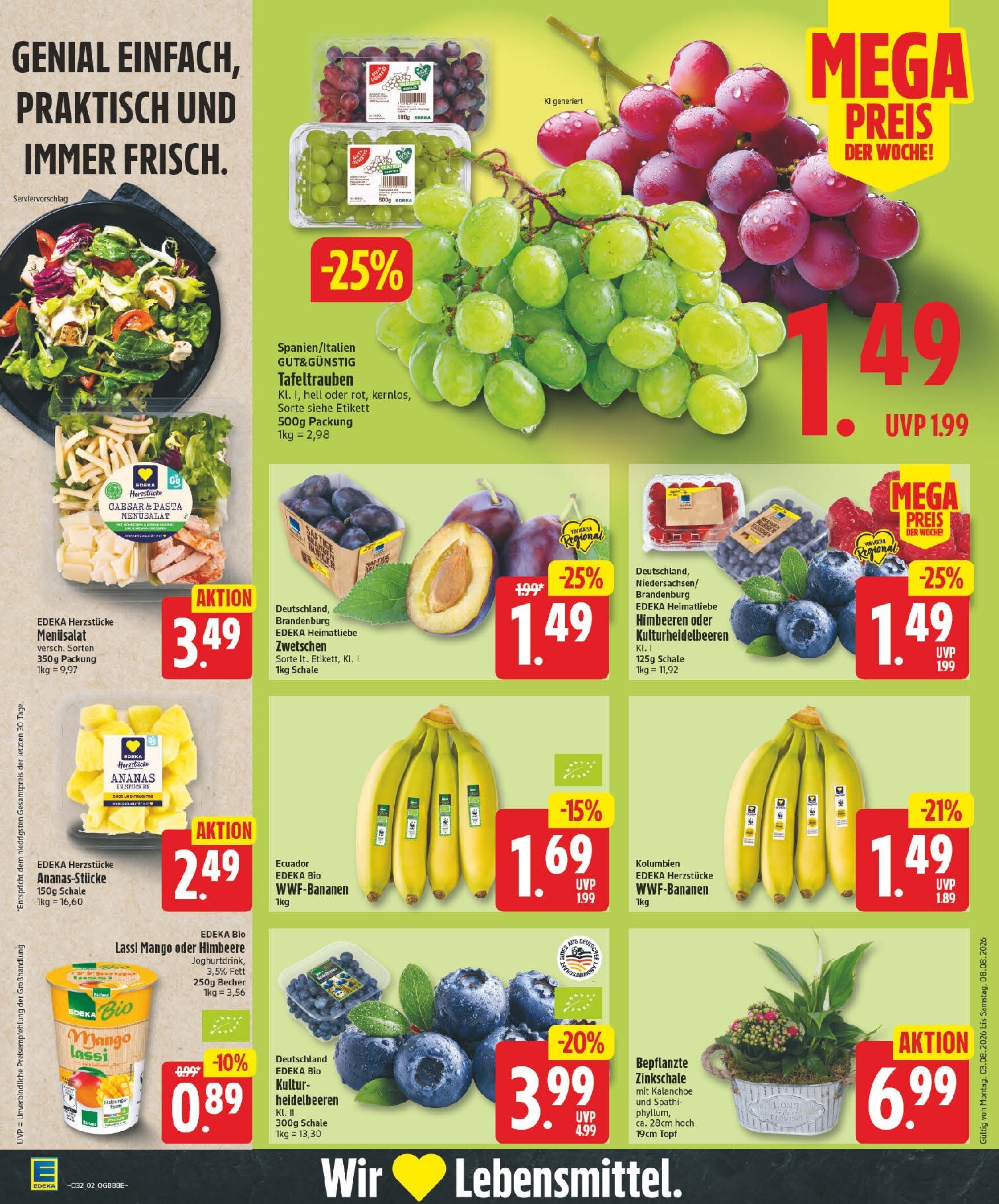 edeka - Edeka Prospekt nächste Woche – von Montag 03.08.2026 bis Samstag 08.08.2026 - page: 2
