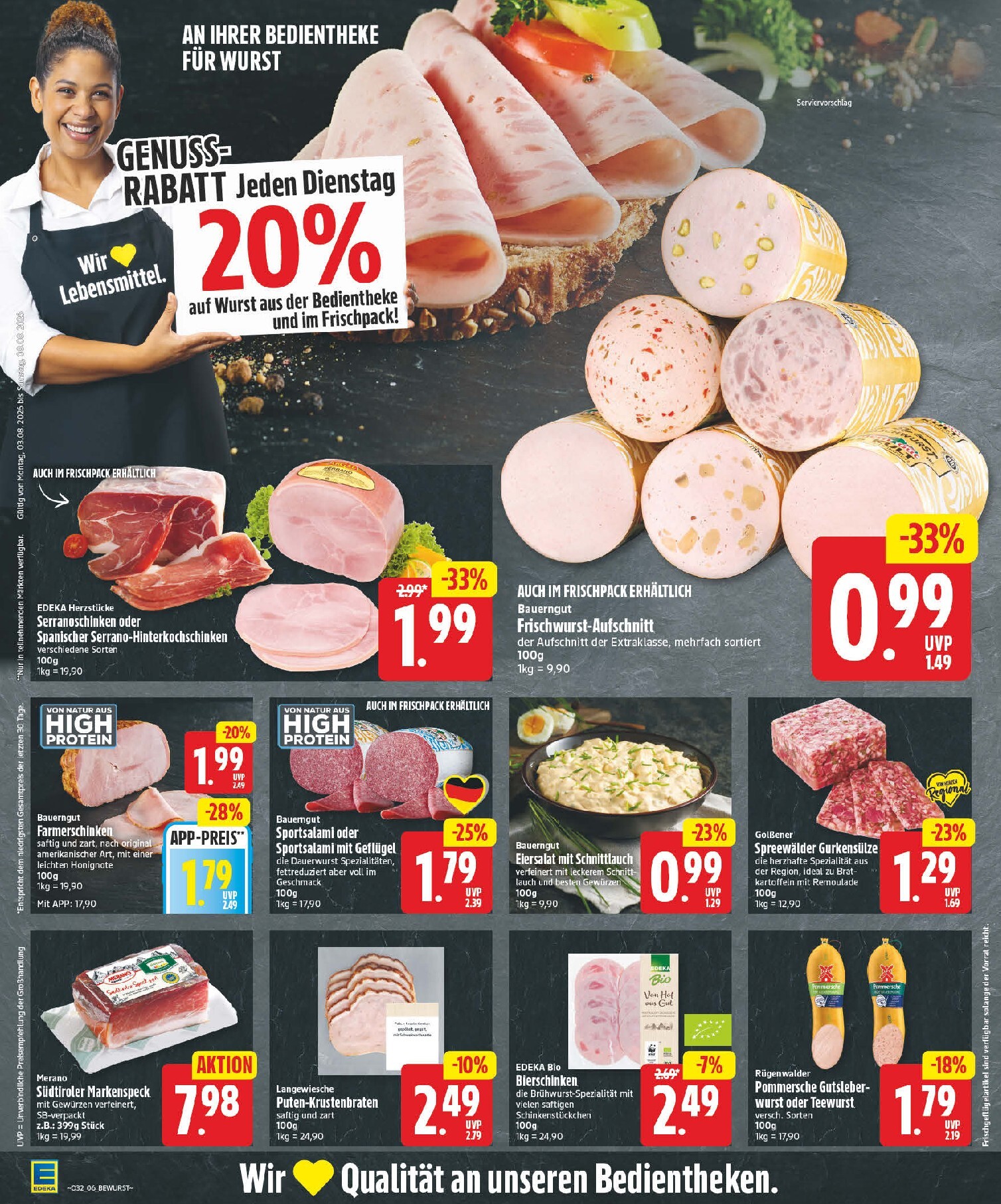 edeka - Edeka Prospekt nächste Woche – von Montag 03.08.2026 bis Samstag 08.08.2026 - page: 6
