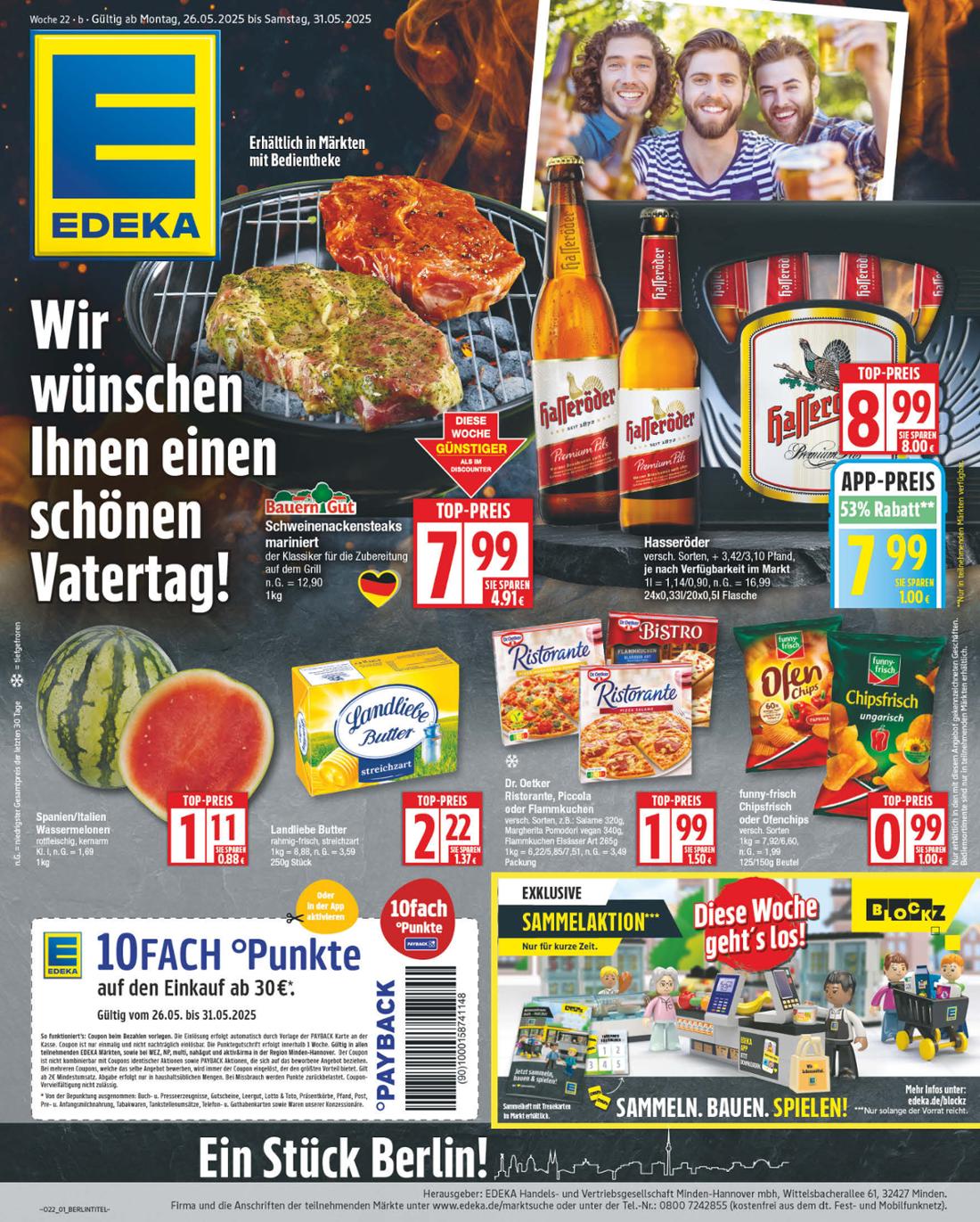 edeka - Edeka-Prospekt gültig von 26.05. bis 31.05.