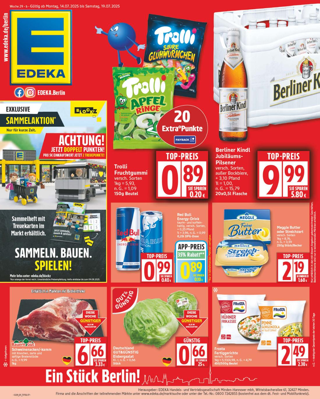 edeka - Edeka-Prospekt gültig vom 14.07. bis 19.07. - page: 1