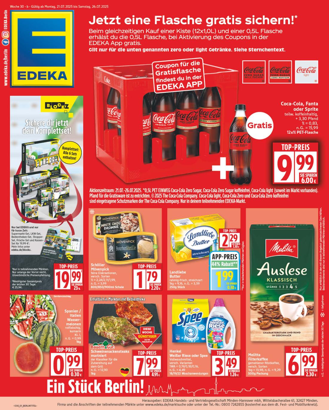edeka - Edeka-Prospekt gültig vom 21.07. bis 26.07.