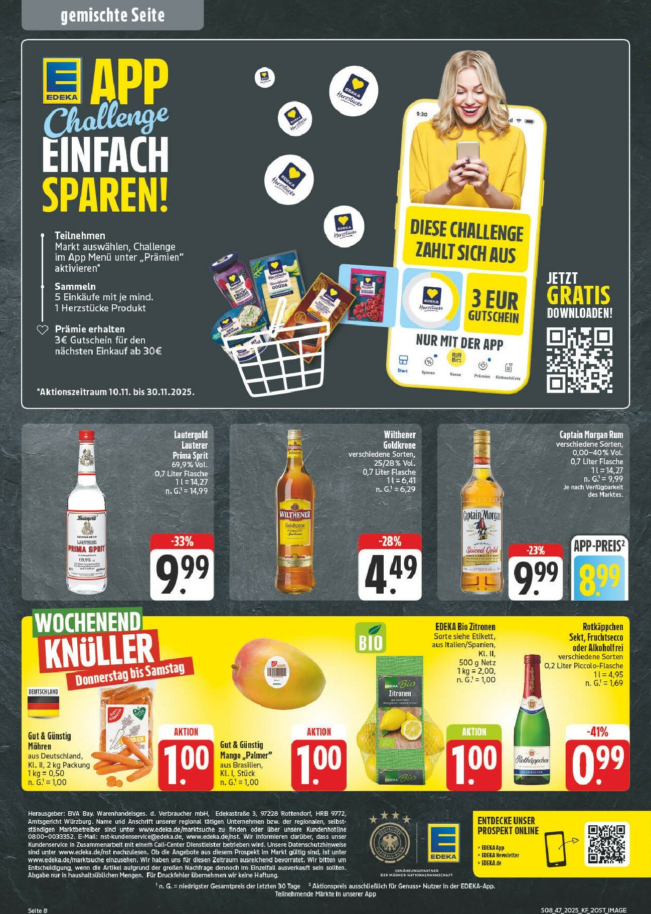 edeka - Edeka - Wochenangebote 2-Prospekt gültig vom 17.11. bis 22.11. - page: 8