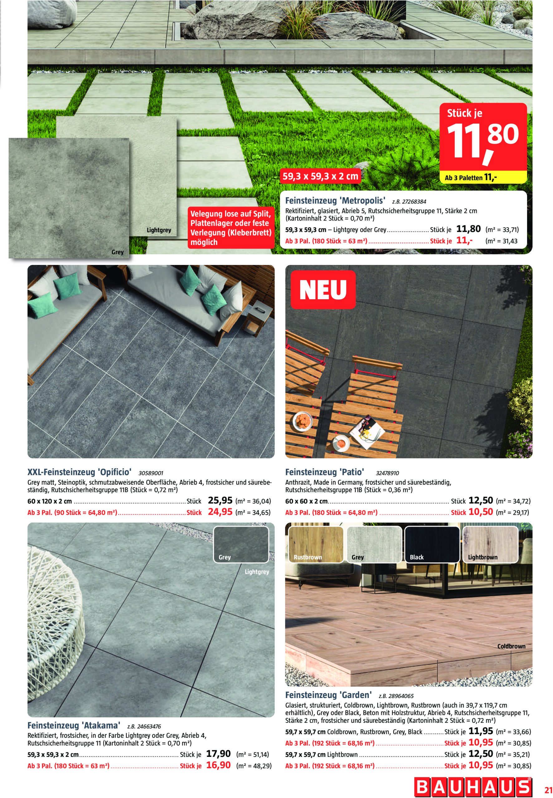 bauhaus - BAUHAUS-Prospekt gültig von 31.05. bis 28.06. - page: 21 bauhaus - BAUHAUS-Prospekt gültig von 31.05. bis 28.06. - page: 21