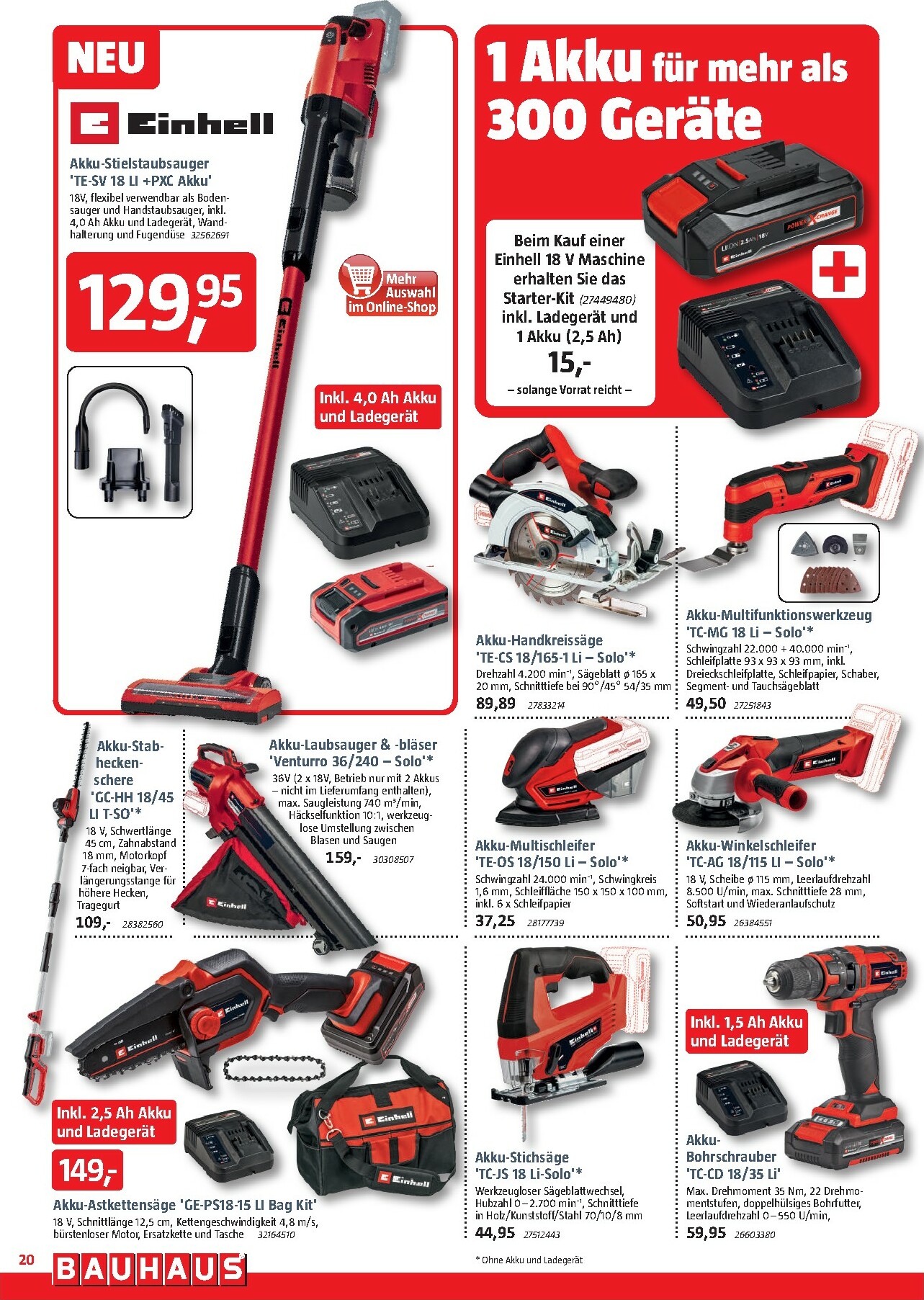 bauhaus - BAUHAUS-Prospekt gültig vom 04.10. bis 01.11. - page: 20