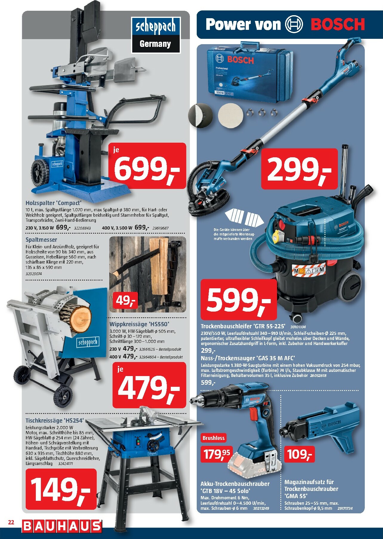 bauhaus - BAUHAUS-Prospekt gültig vom 04.10. bis 01.11. - page: 22