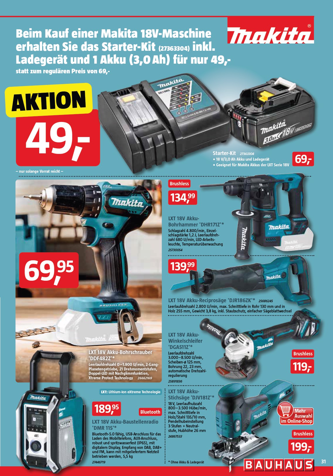 bauhaus - BAUHAUS-Prospekt gültig vom 01.11. bis 29.11. - page: 31