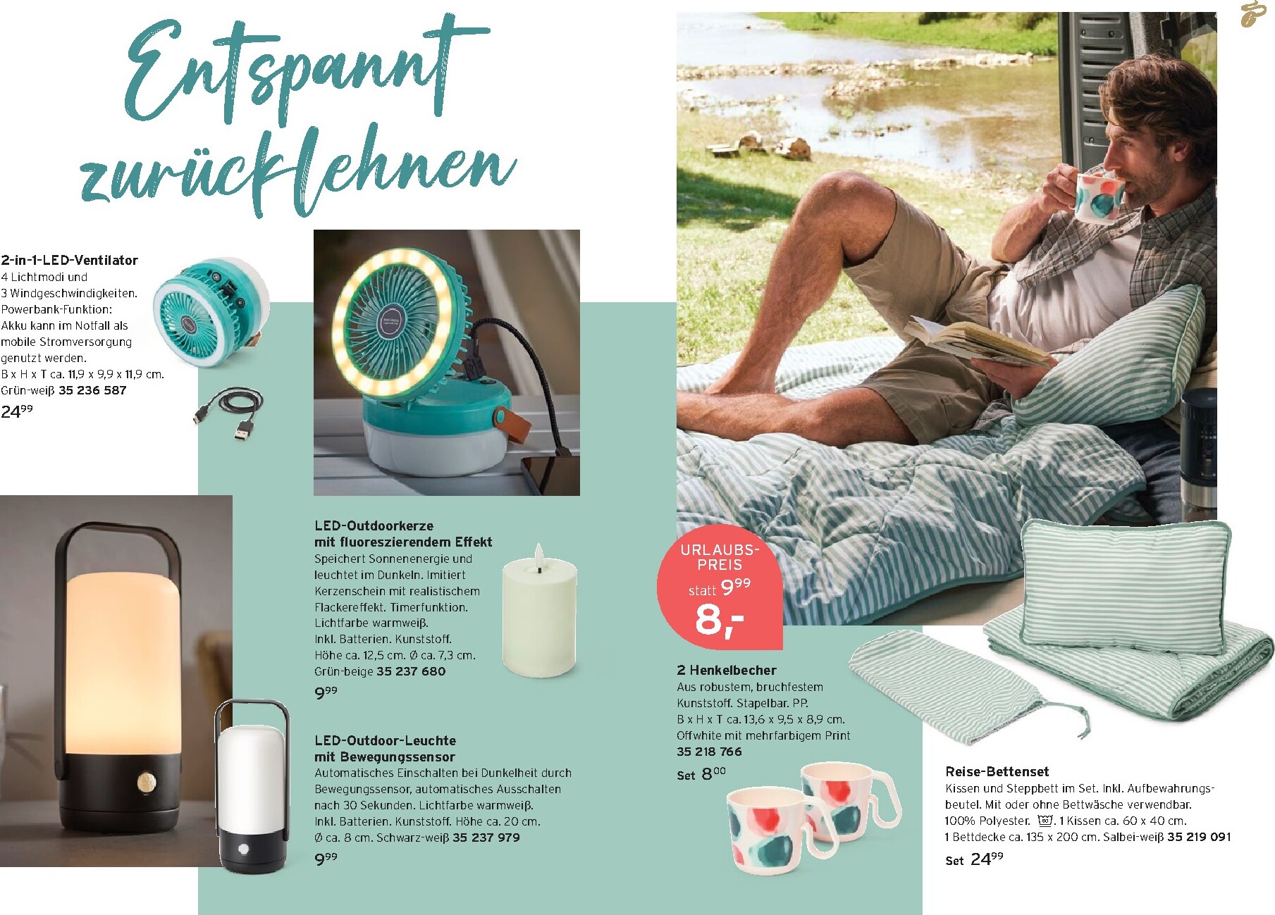 tchibo - Neuer Tchibo - Unterweg Zuhause Prospekt – von Mittwoch 15.07.2026 bis Dienstag 04.08.2026 - page: 13