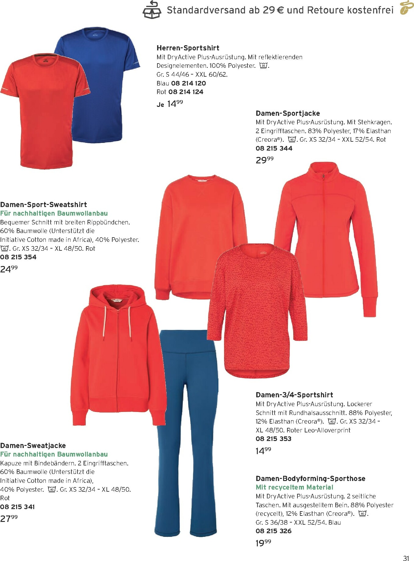 tchibo - Tchibo - Katalog Back to gym-Prospekt gültig vom 01.01. bis 31.01. - page: 31