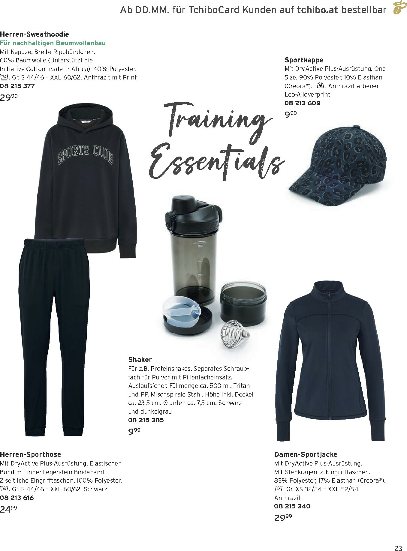 tchibo - Tchibo - Katalog Back to gym-Prospekt gültig vom 01.01. bis 31.01. - page: 23