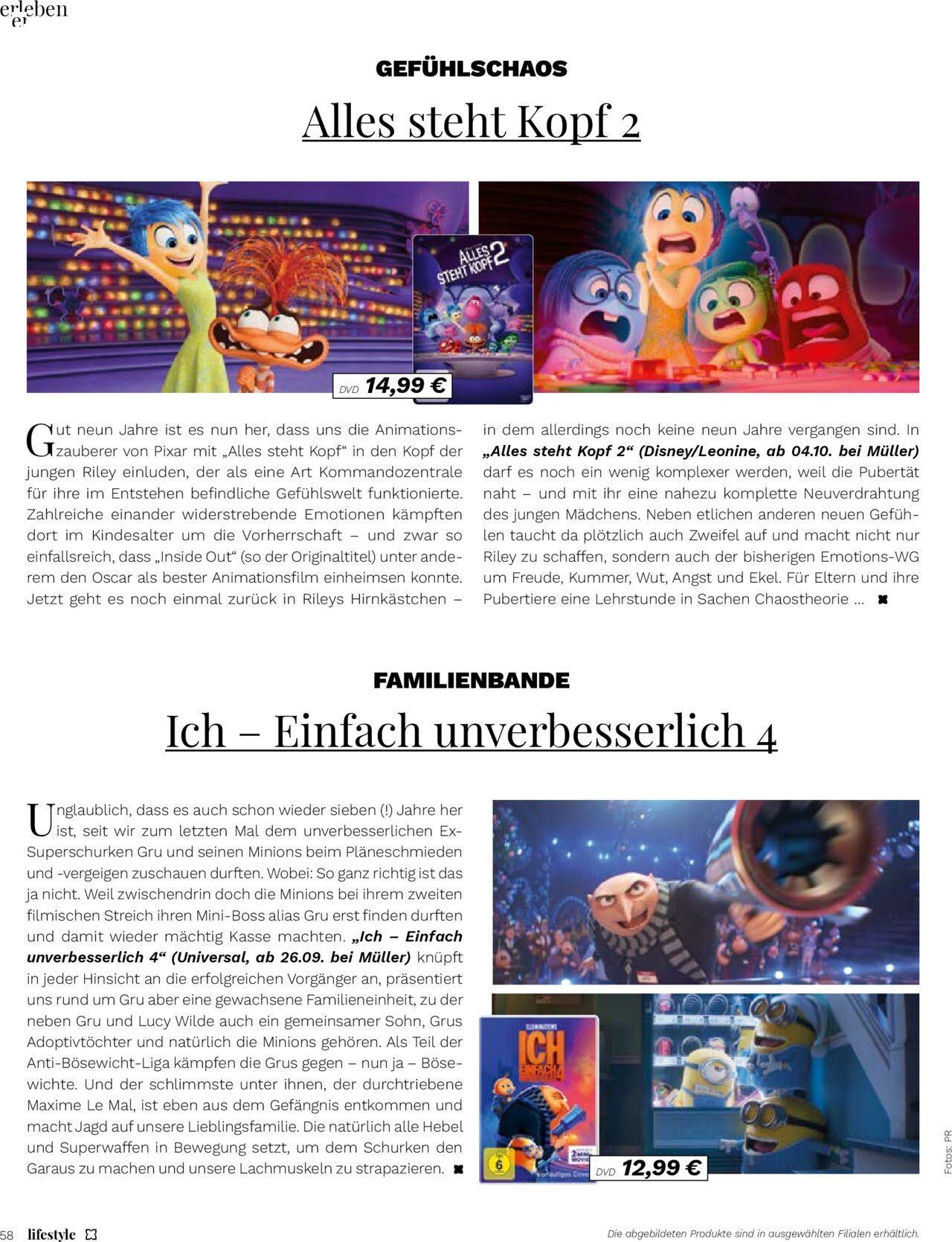 muller - Müller Lifestyle 01.09.2024 - 30.10.2024 - page: 58 muller - Müller Lifestyle 01.09.2024 - 30.10.2024 - page: 58