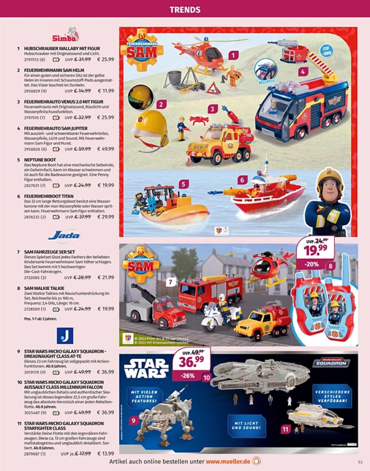 muller - Müller Spielwarenkatalog 28.10.2024 - 31.12.2024 - page: 93 muller - Müller Spielwarenkatalog 28.10.2024 - 31.12.2024 - page: 93
