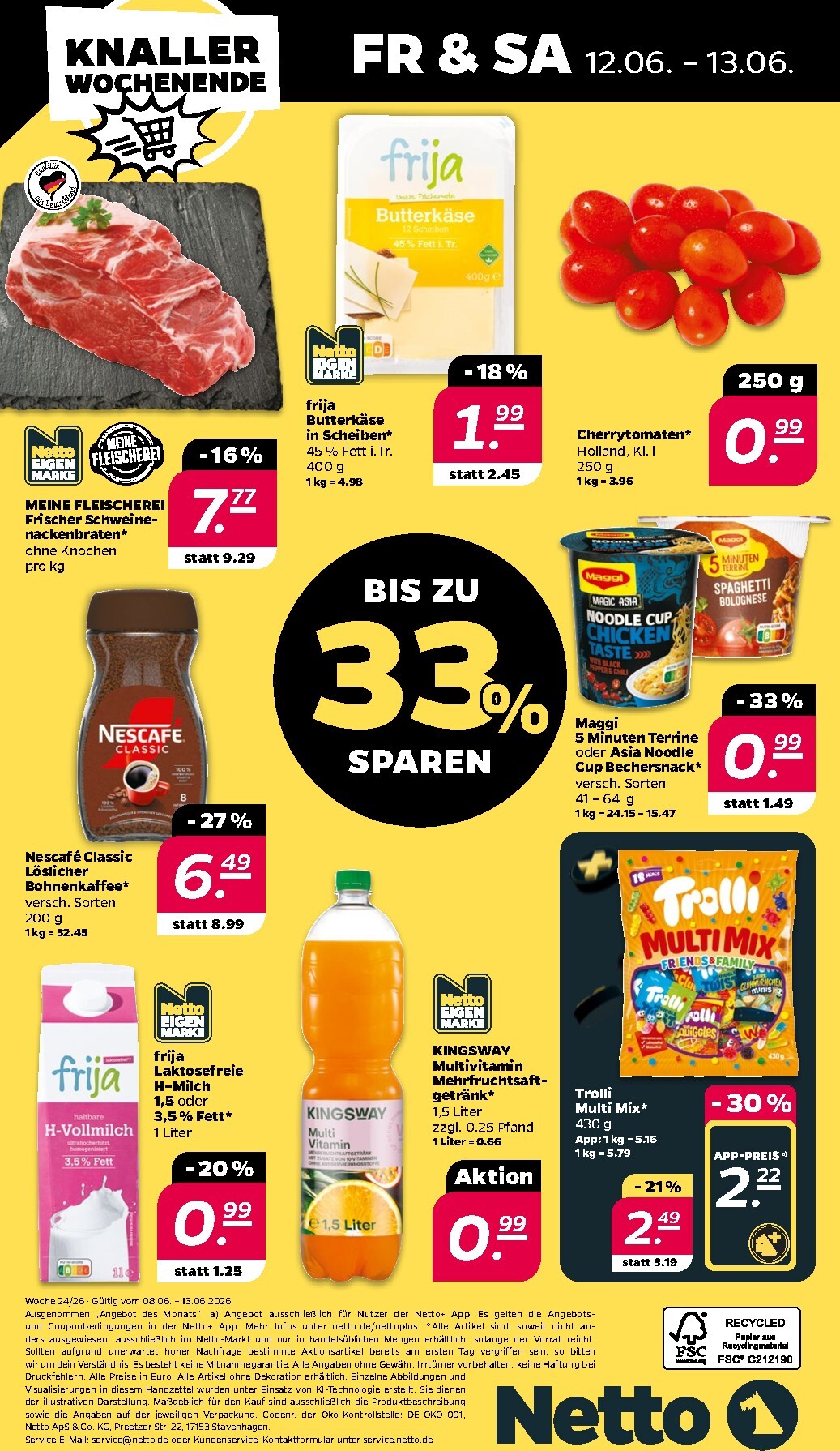 netto - Netto Prospekt nächste Woche – von Montag 08.06.2026 bis Samstag 13.06.2026 - page: 32