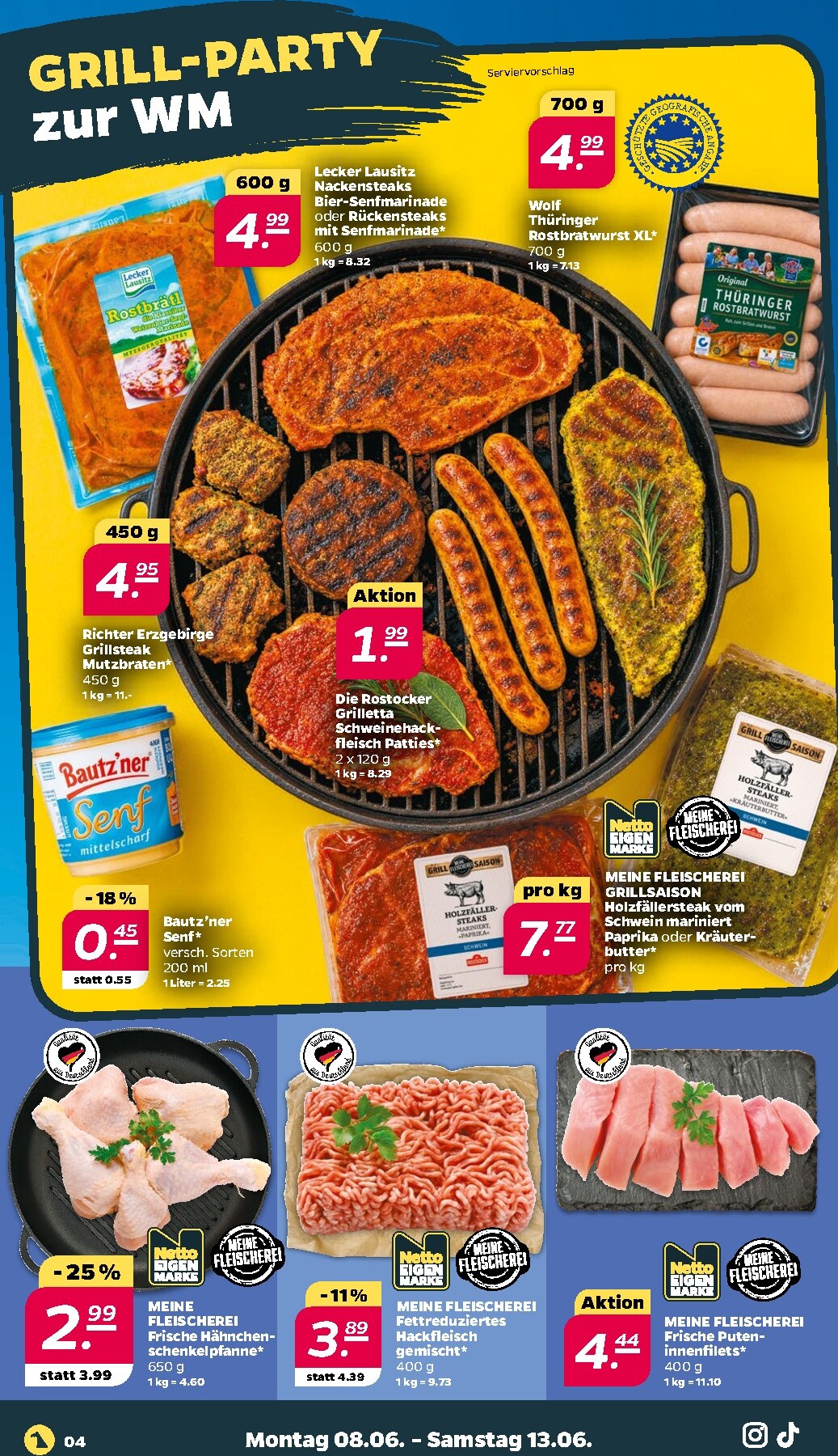 netto - Netto Prospekt nächste Woche – von Montag 08.06.2026 bis Samstag 13.06.2026 - page: 4