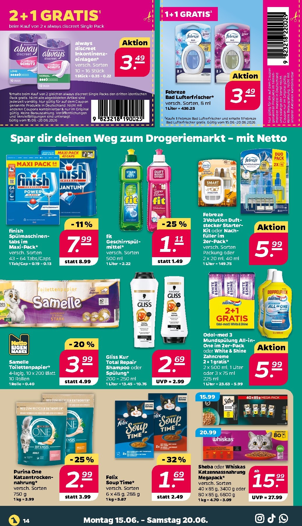 netto - Netto Prospekt nächste Woche – von Montag 15.06.2026 bis Samstag 20.06.2026 - page: 16