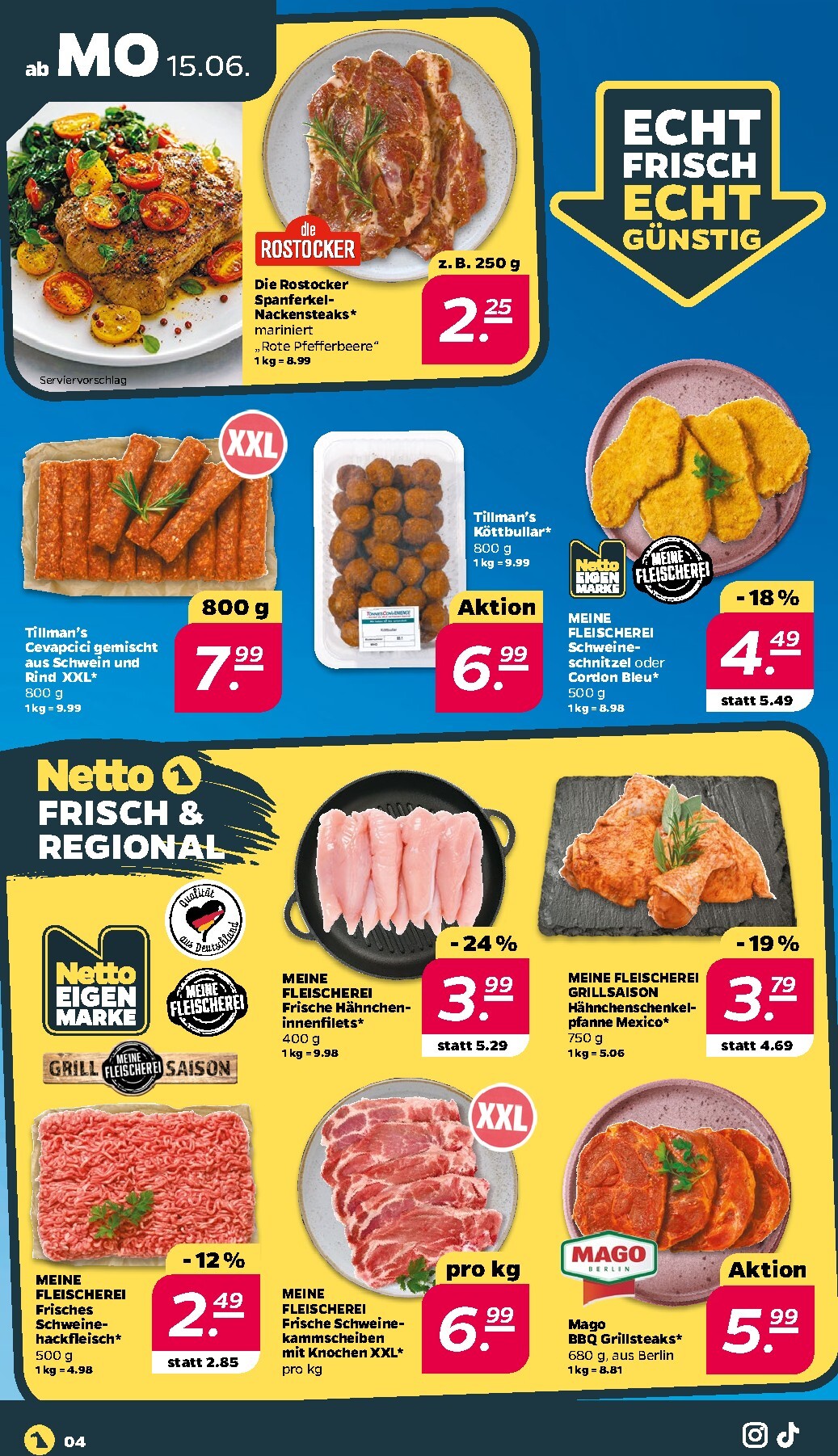 netto - Netto Prospekt nächste Woche – von Montag 15.06.2026 bis Samstag 20.06.2026 - page: 4