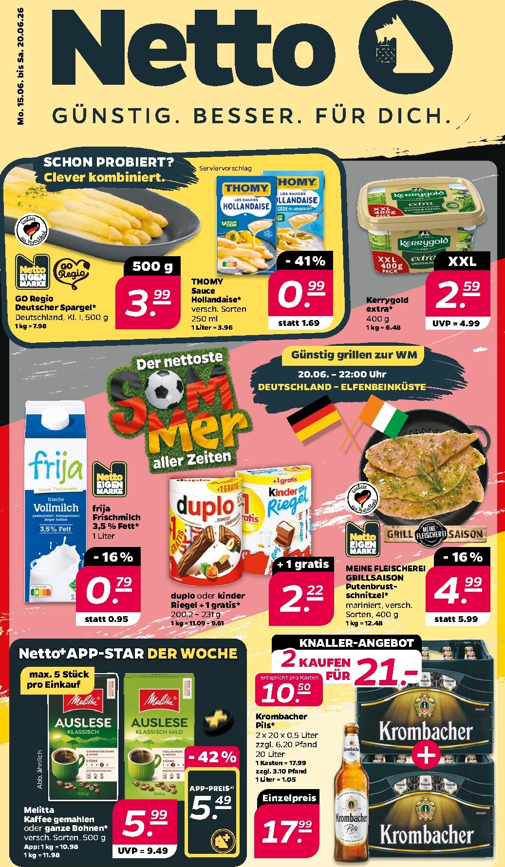 netto - Netto Prospekt nächste Woche – von Montag 15.06.2026 bis Samstag 20.06.2026