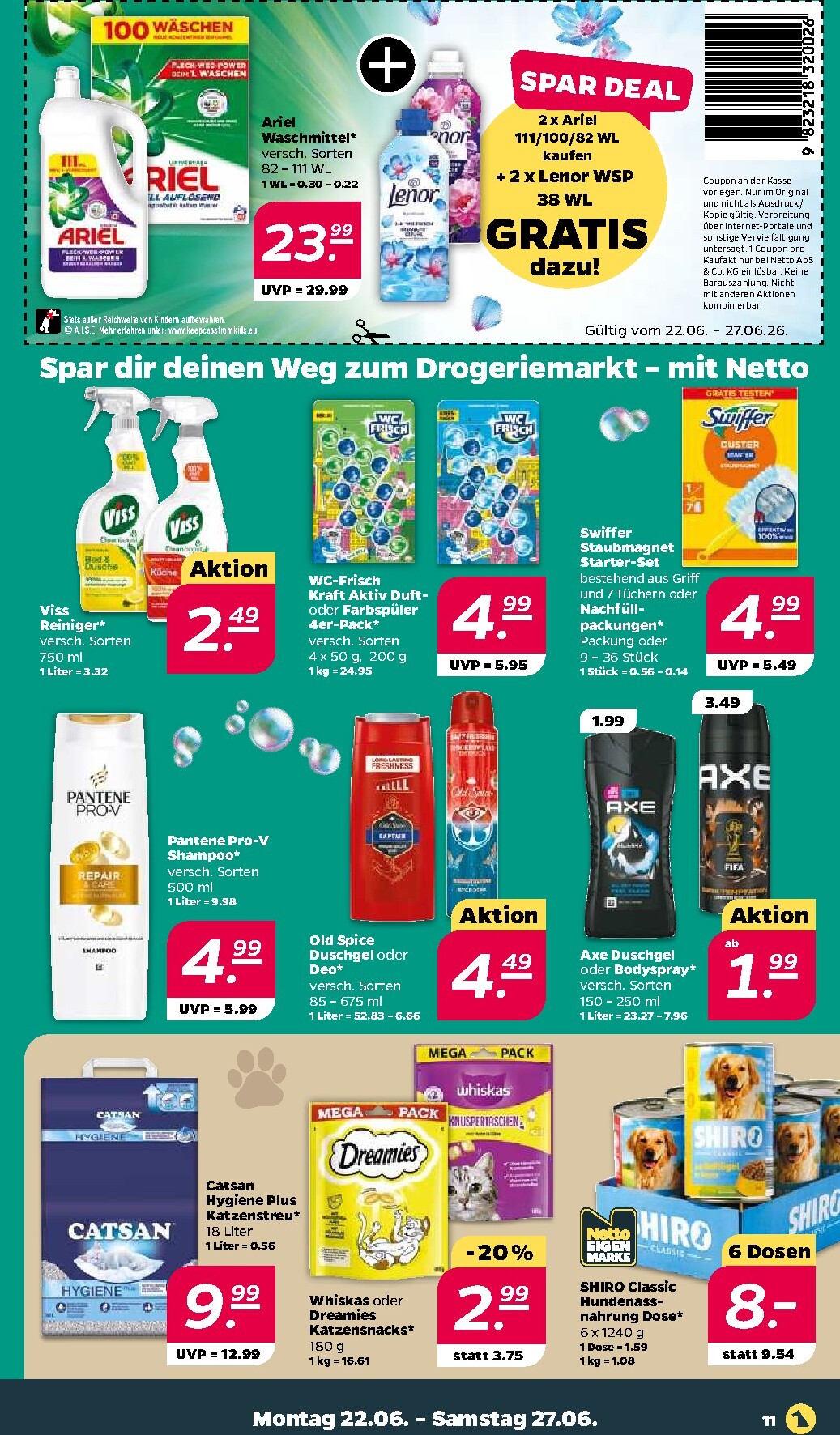 netto - Netto Prospekt nächste Woche – von Montag 22.06.2026 bis Samstag 27.06.2026 - page: 11