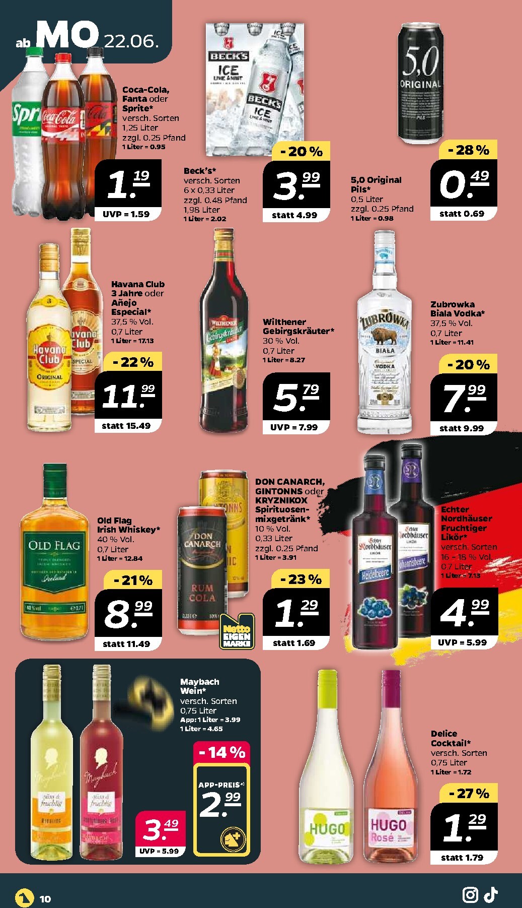 netto - Netto Prospekt nächste Woche – von Montag 22.06.2026 bis Samstag 27.06.2026 - page: 10