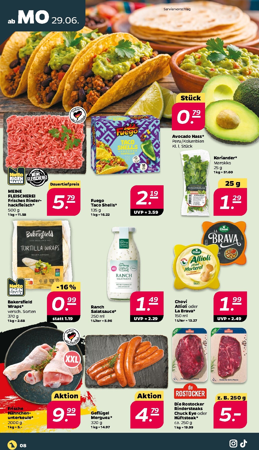 netto - Netto Prospekt nächste Woche – von Montag 29.06.2026 bis Samstag 04.07.2026 - page: 8