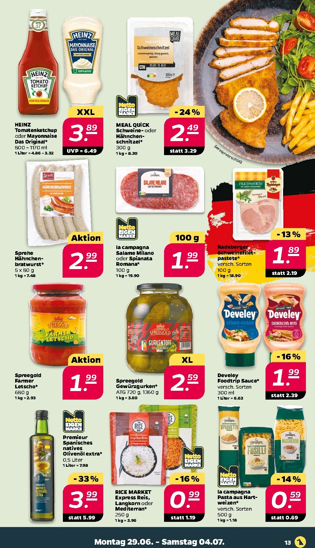 netto - Netto Prospekt nächste Woche – von Montag 29.06.2026 bis Samstag 04.07.2026 - page: 13