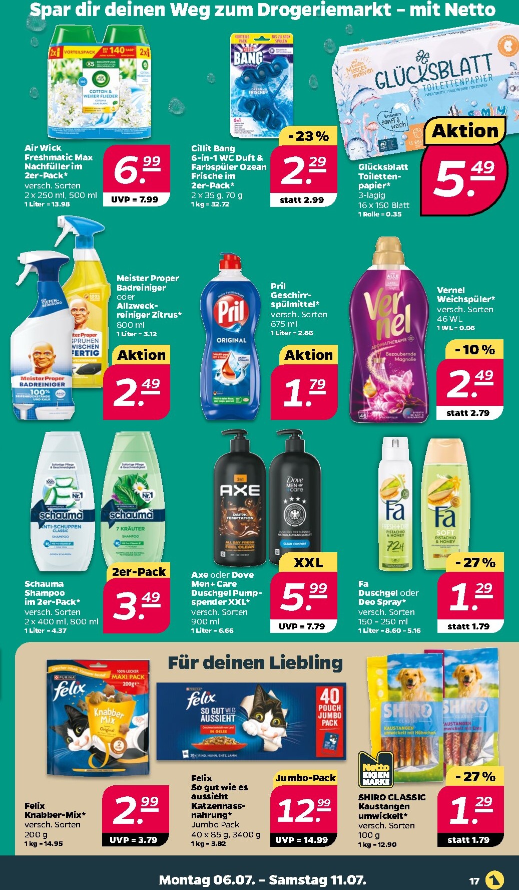 netto - Netto Prospekt nächste Woche – von Montag 06.07.2026 bis Samstag 11.07.2026 - page: 17