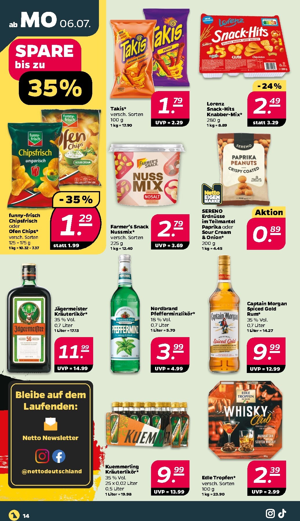 netto - Netto Prospekt nächste Woche – von Montag 06.07.2026 bis Samstag 11.07.2026 - page: 14