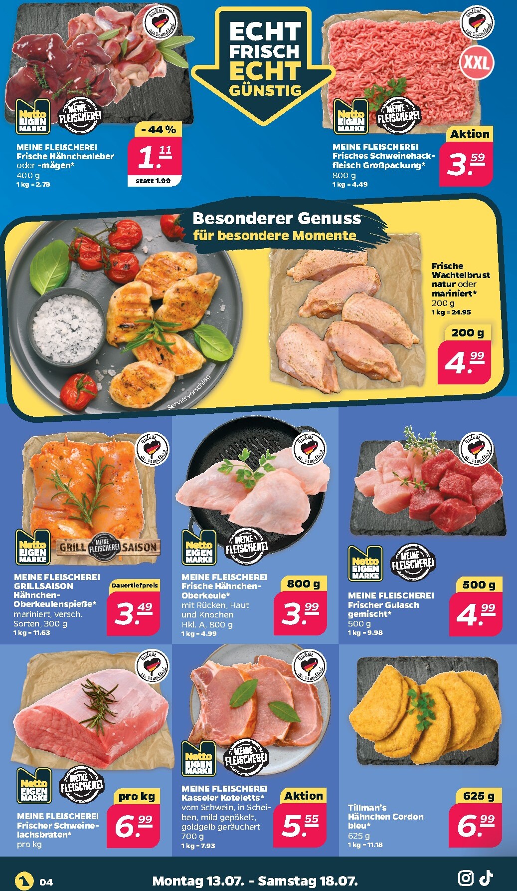 netto - Netto Prospekt nächste Woche – von Montag 13.07.2026 bis Samstag 18.07.2026 - page: 4